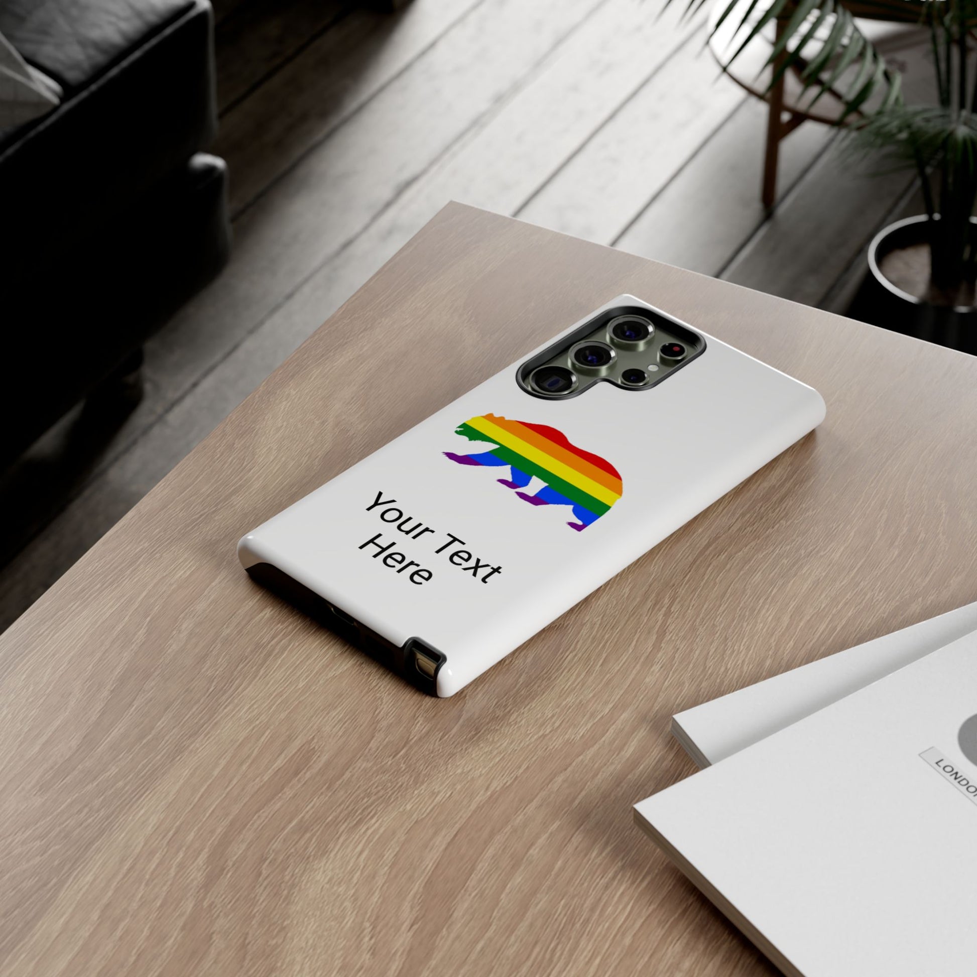 PRIDE BEAR Personalized Older Model Phone Cases - Tammy & Friends Travel