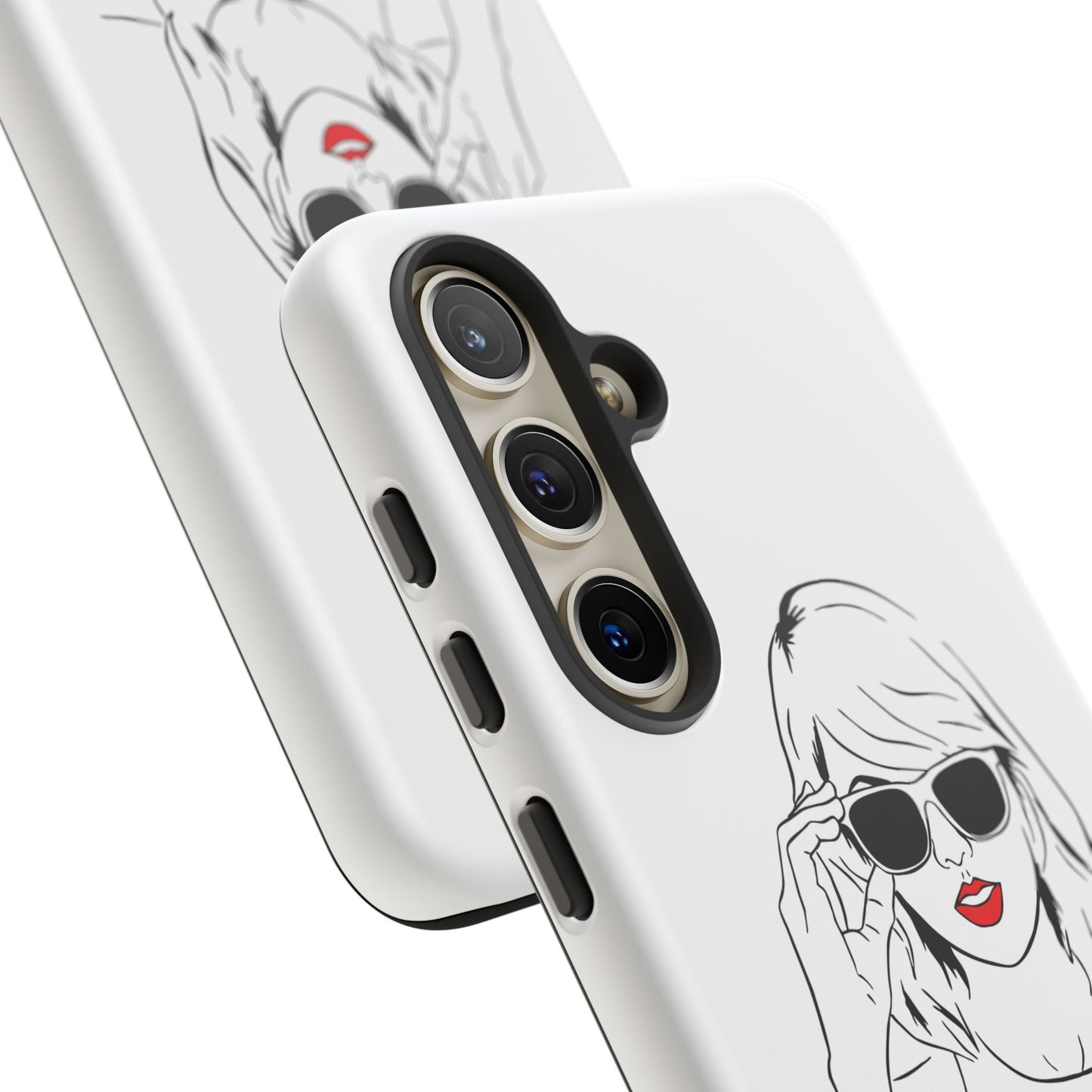 TAYLOR with RED LIPS - OLDER Model Phone Cases (CAN PERSONALIZE) - Tammy & Friends Travel