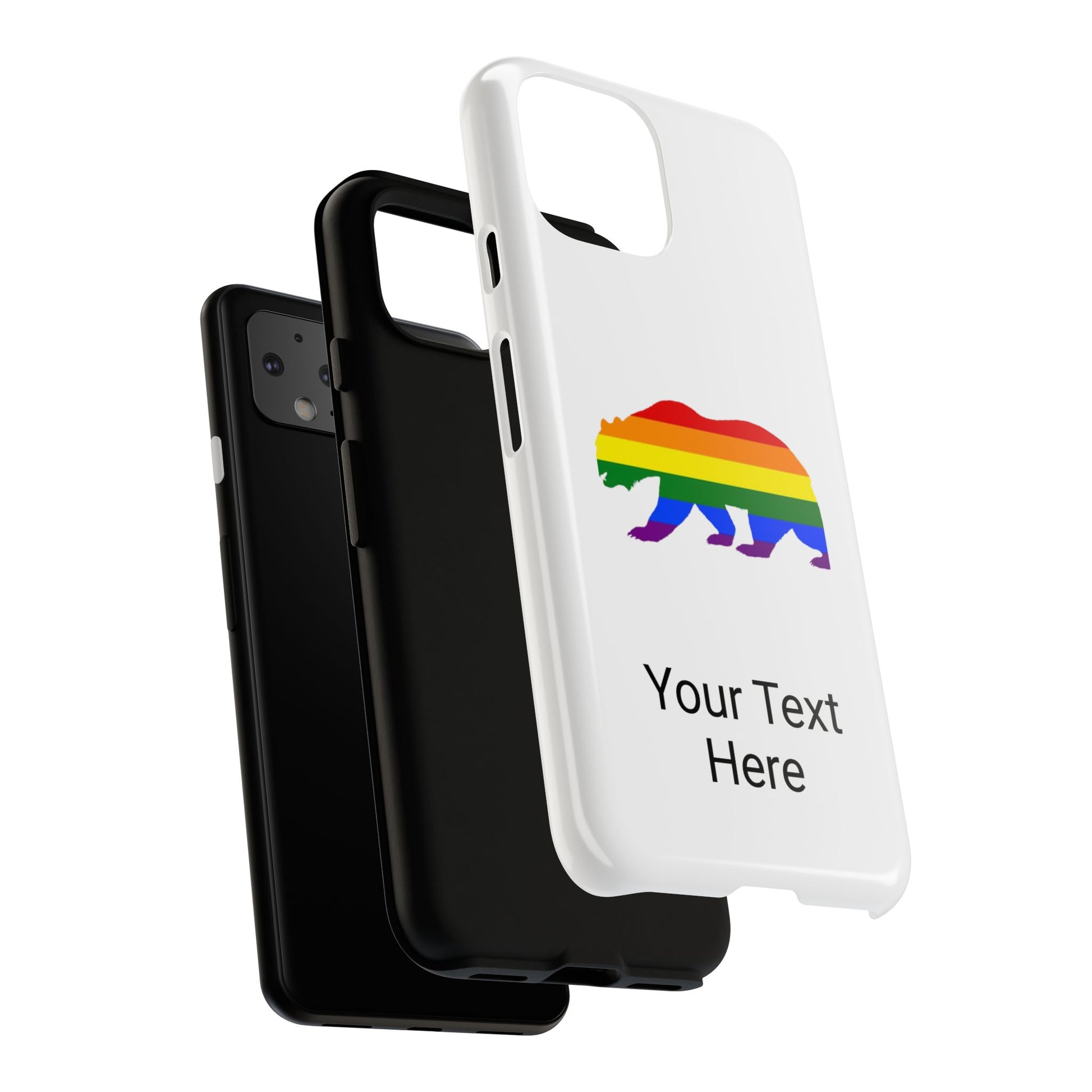 PRIDE BEAR Personalized Older Model Phone Cases - Tammy & Friends Travel