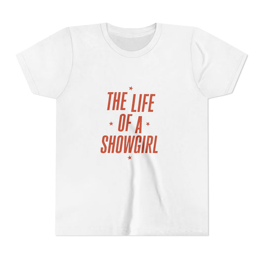 TAYLOR THE LIFE OF A SHOWGIRL - Youth Short Sleeve Tee (NOT PERSONALIZED) - Tammy & Friends Travel