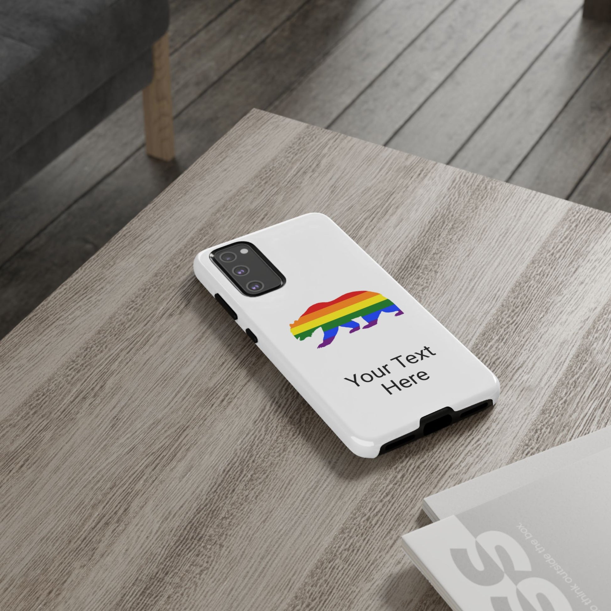 PRIDE BEAR Personalized Older Model Phone Cases - Tammy & Friends Travel