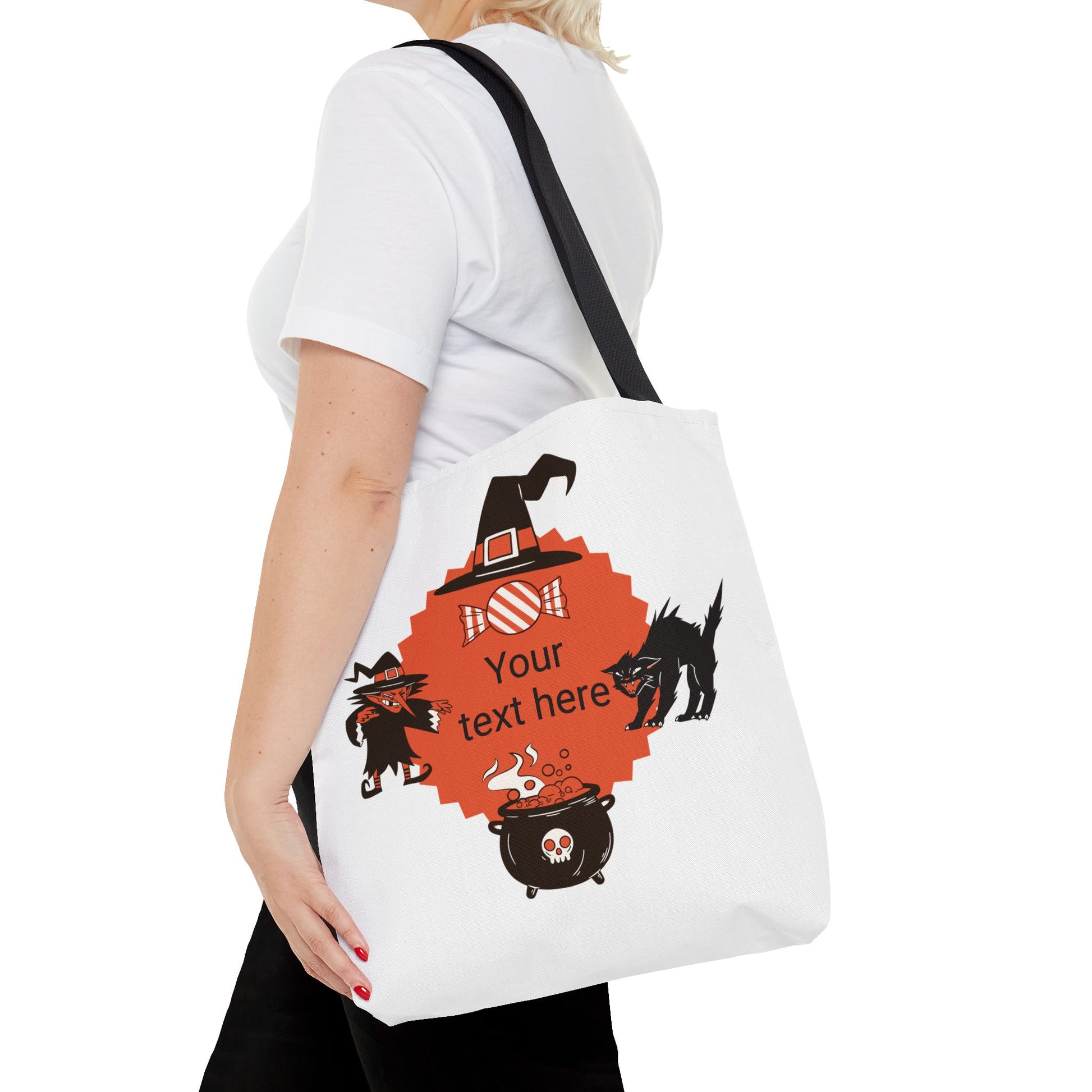 HALLOWEEN TRICK OR TREAT - Tote Bag. (CAN PERSONALIZE) - Tammy & Friends Travel