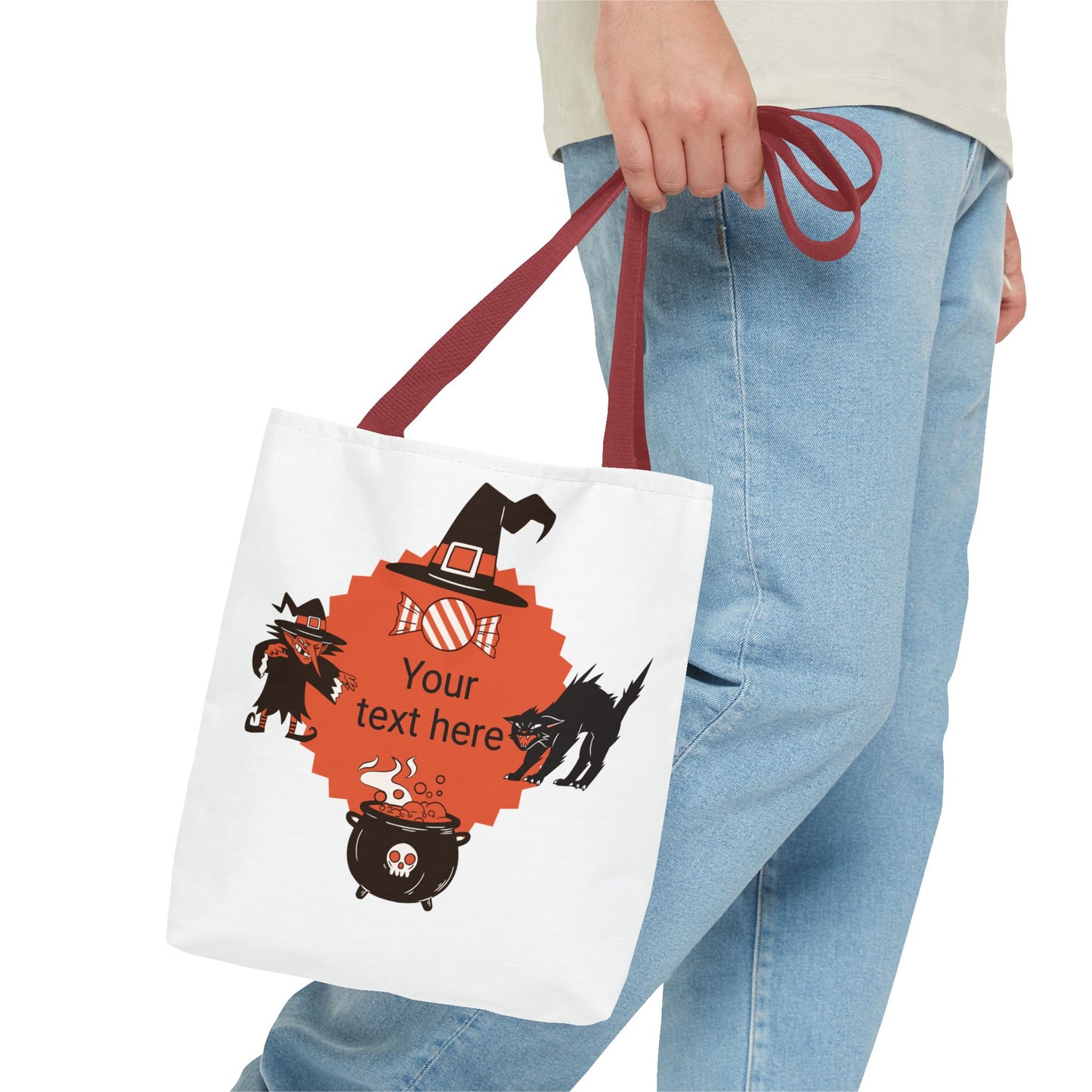 HALLOWEEN TRICK OR TREAT - Tote Bag. (CAN PERSONALIZE) - Tammy & Friends Travel