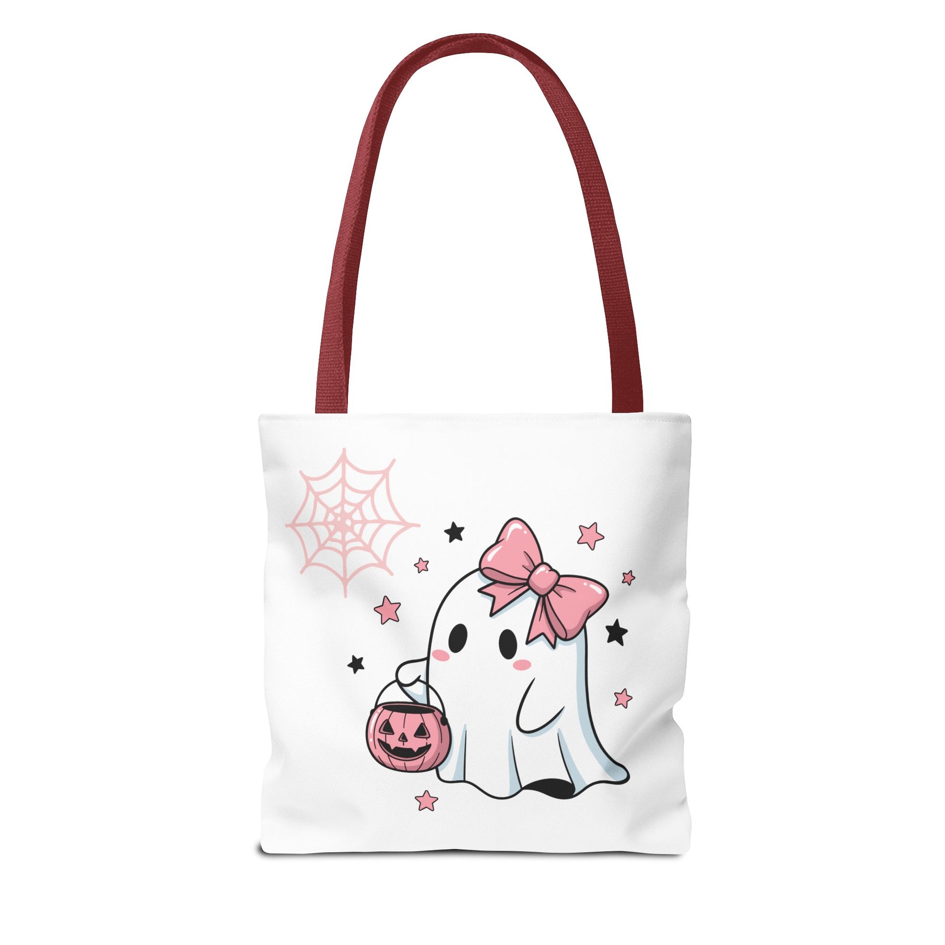 HALLOWEEN GHOST with BOOK - Tote Bag. (CAN PERSONALIZE) - Tammy & Friends Travel