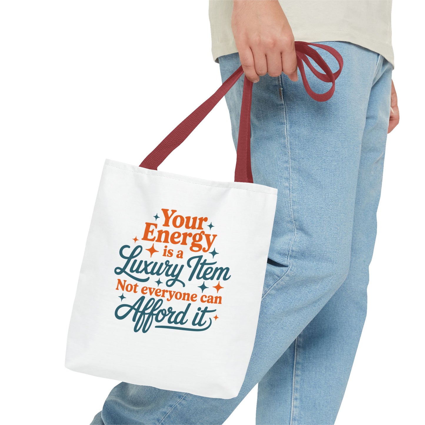TAYLOR YOUR ENERGY IS A LUXURY - Tote Bag (NOT PERSONALIZED) - Tammy & Friends Travel