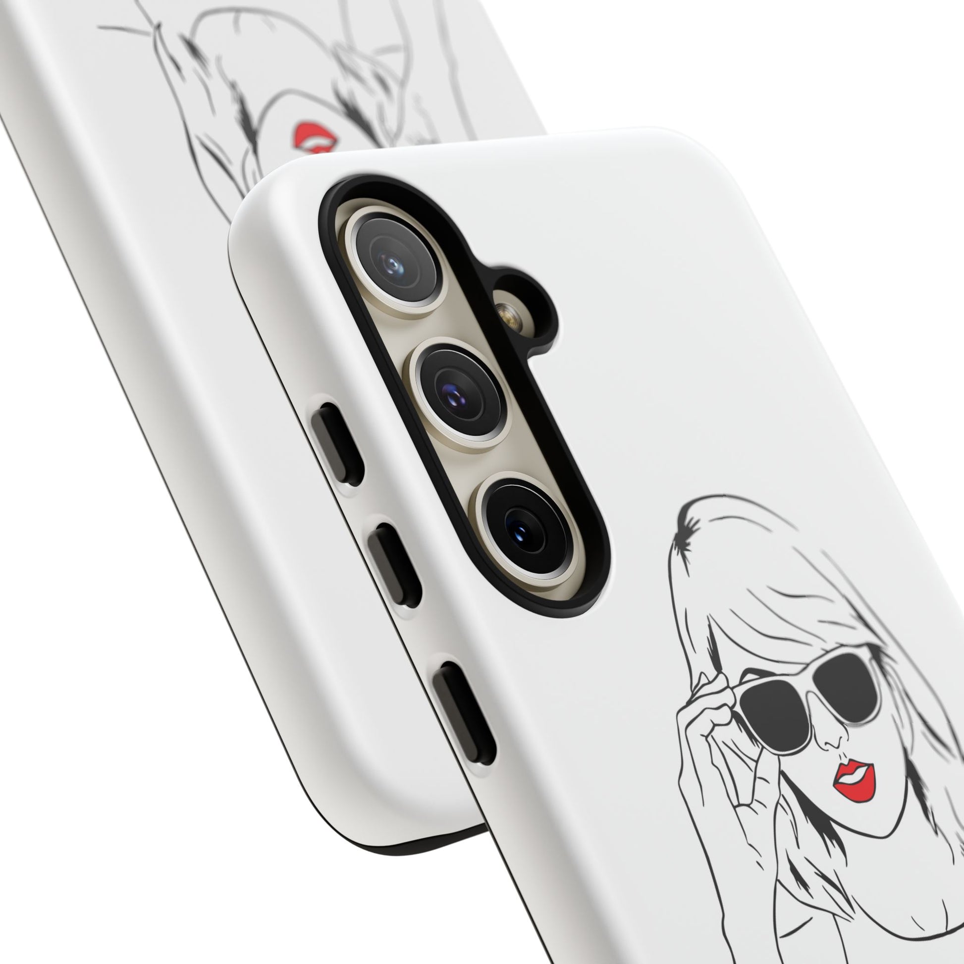 TAYLOR with RED LIPS - OLDER Model Phone Cases (CAN PERSONALIZE) - Tammy & Friends Travel