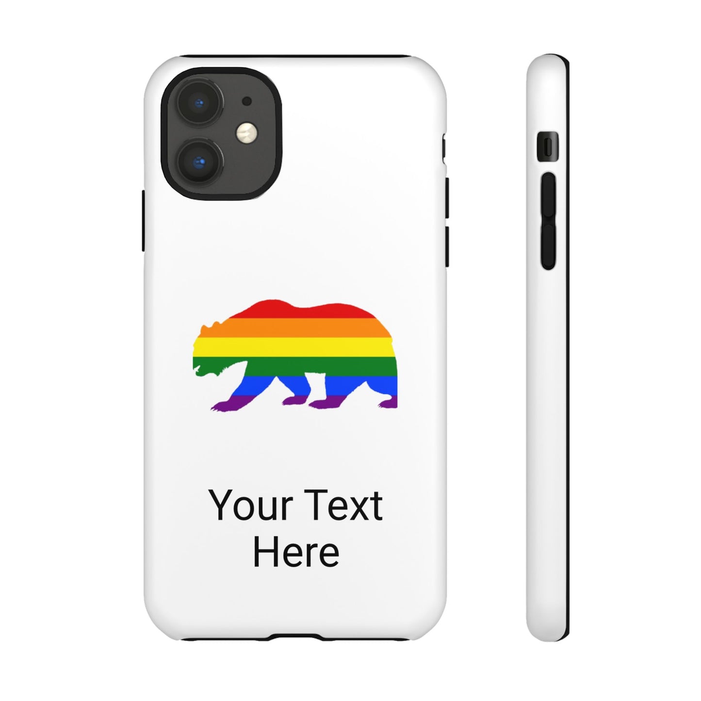 PRIDE BEAR Personalized Older Model Phone Cases - Tammy & Friends Travel