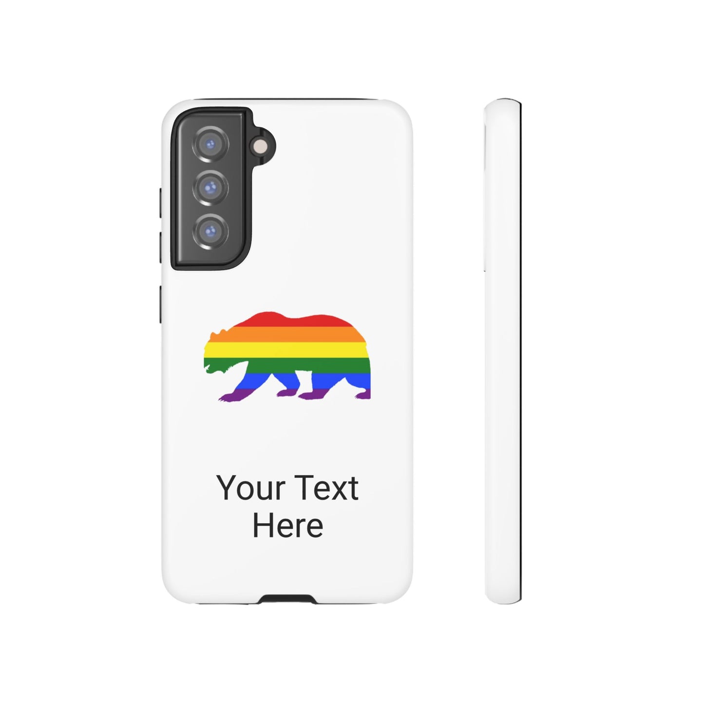 PRIDE BEAR Personalized Older Model Phone Cases - Tammy & Friends Travel