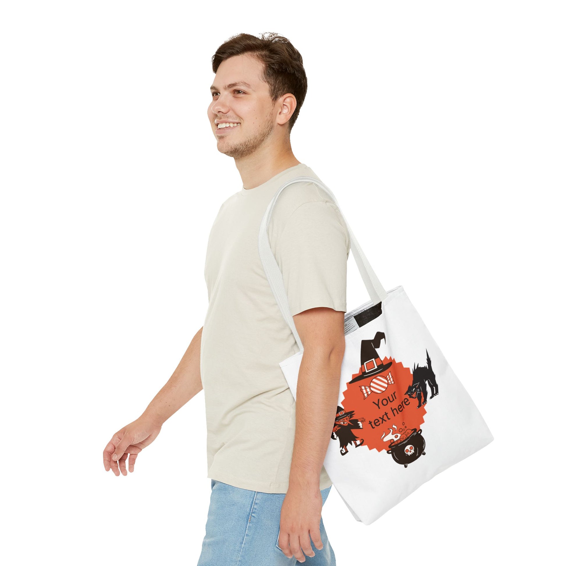 HALLOWEEN TRICK OR TREAT - Tote Bag. (CAN PERSONALIZE) - Tammy & Friends Travel