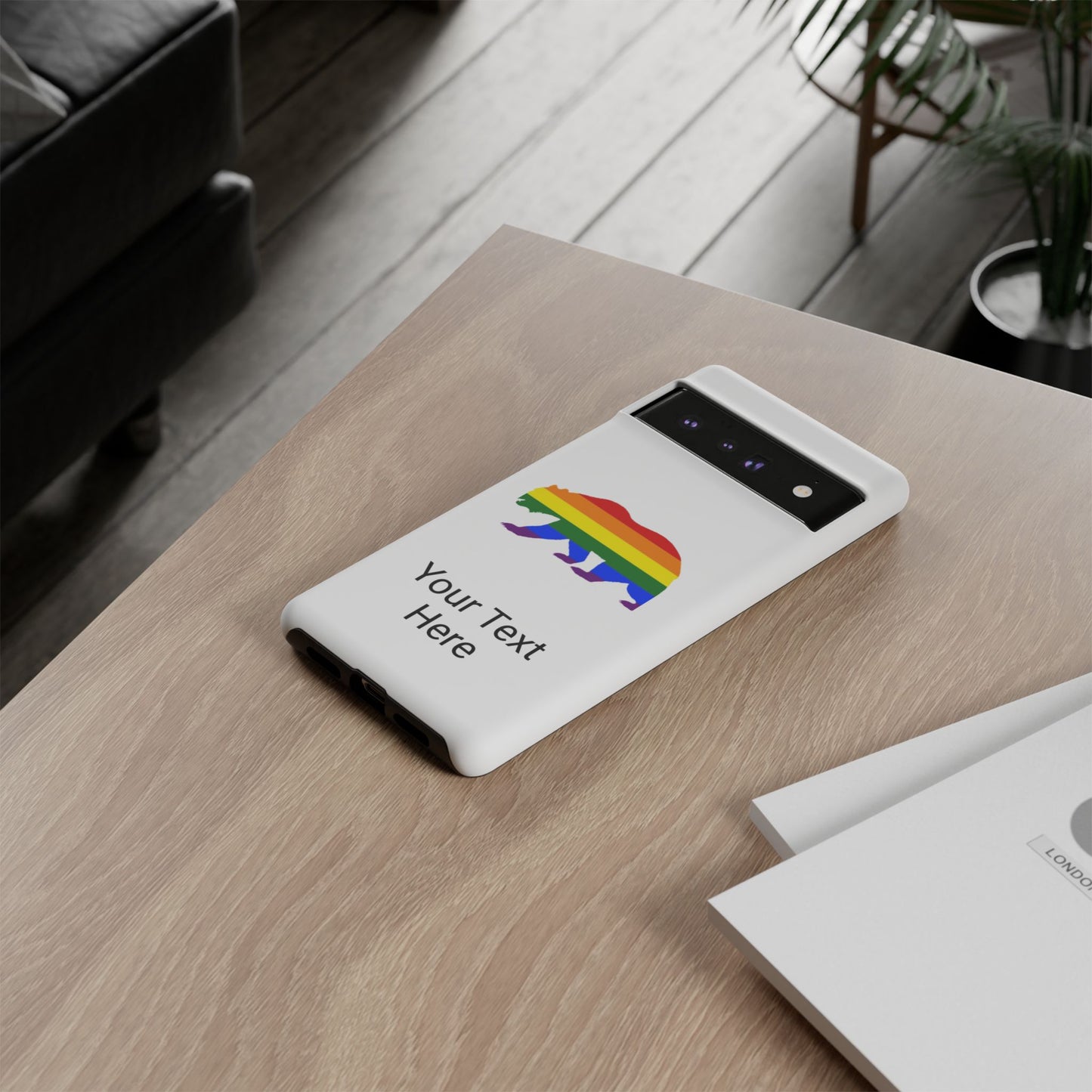 PRIDE BEAR Personalized Older Model Phone Cases - Tammy & Friends Travel