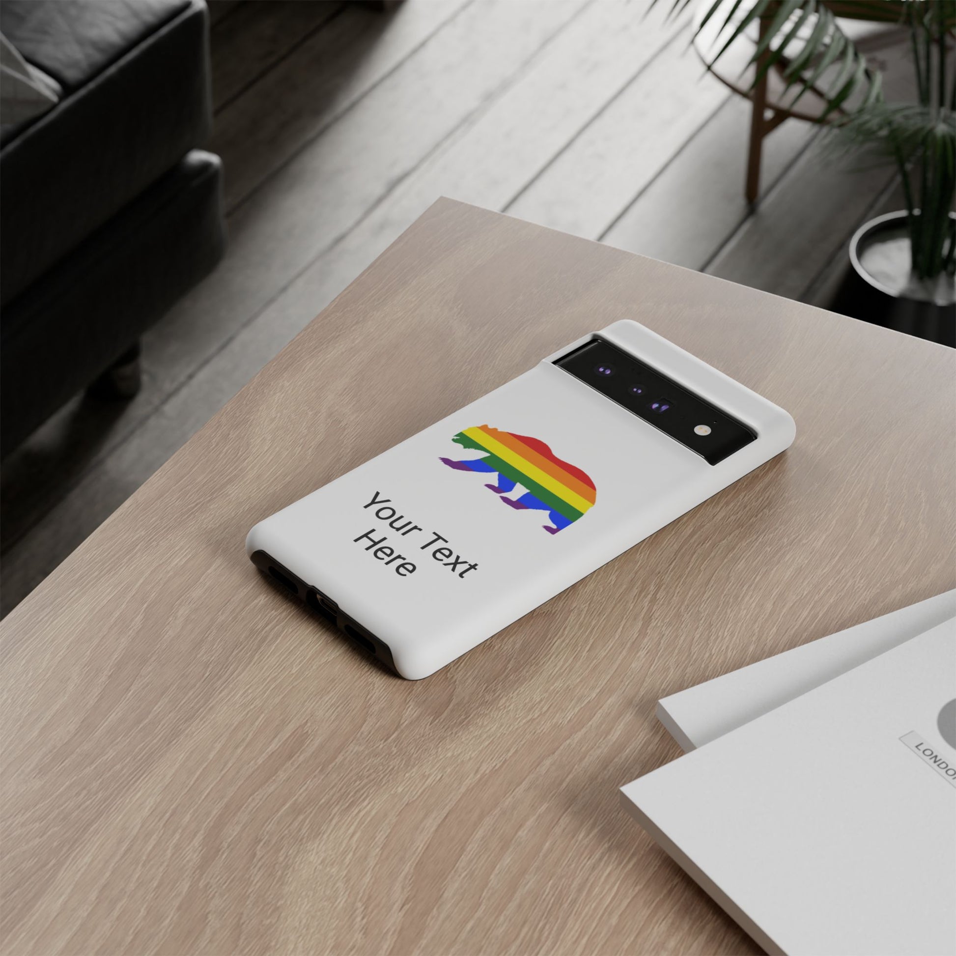 PRIDE BEAR Personalized Older Model Phone Cases - Tammy & Friends Travel
