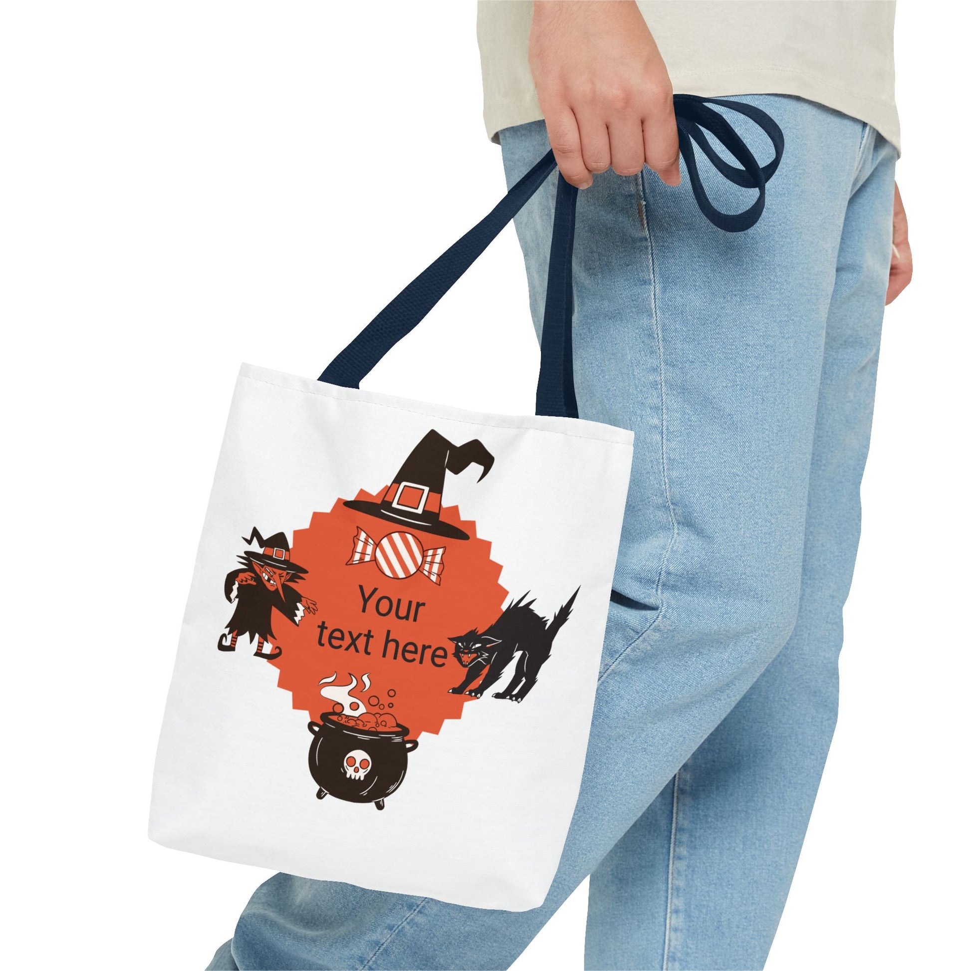 HALLOWEEN TRICK OR TREAT - Tote Bag. (CAN PERSONALIZE) - Tammy & Friends Travel