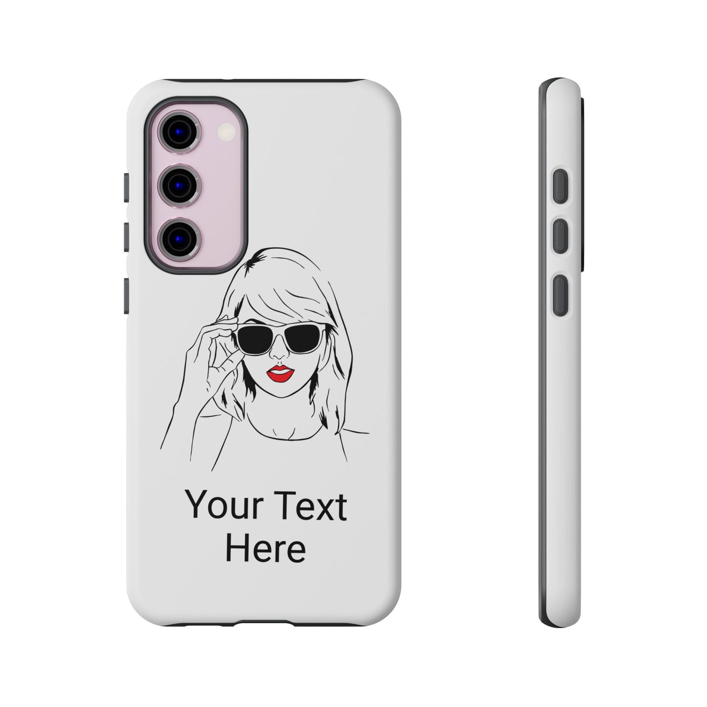 TAYLOR with RED LIPS - OLDER Model Phone Cases (CAN PERSONALIZE) - Tammy & Friends Travel