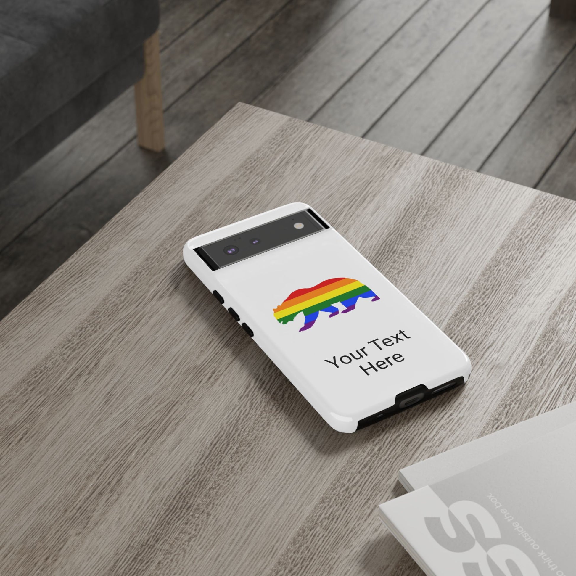PRIDE BEAR Personalized Older Model Phone Cases - Tammy & Friends Travel
