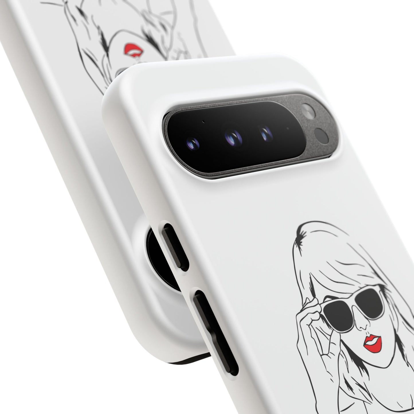 TAYLOR with RED LIPS - NEWER Phone Cases (CAN PERSONALIZE) - Tammy & Friends Travel