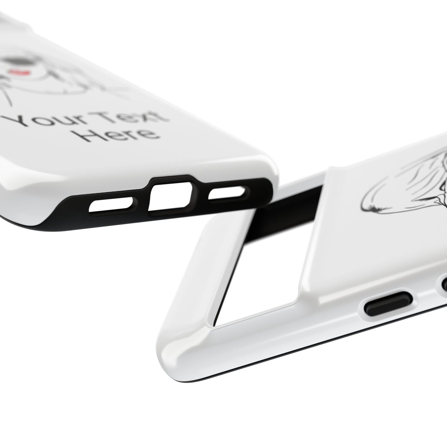 TAYLOR with RED LIPS - OLDER Model Phone Cases (CAN PERSONALIZE) - Tammy & Friends Travel