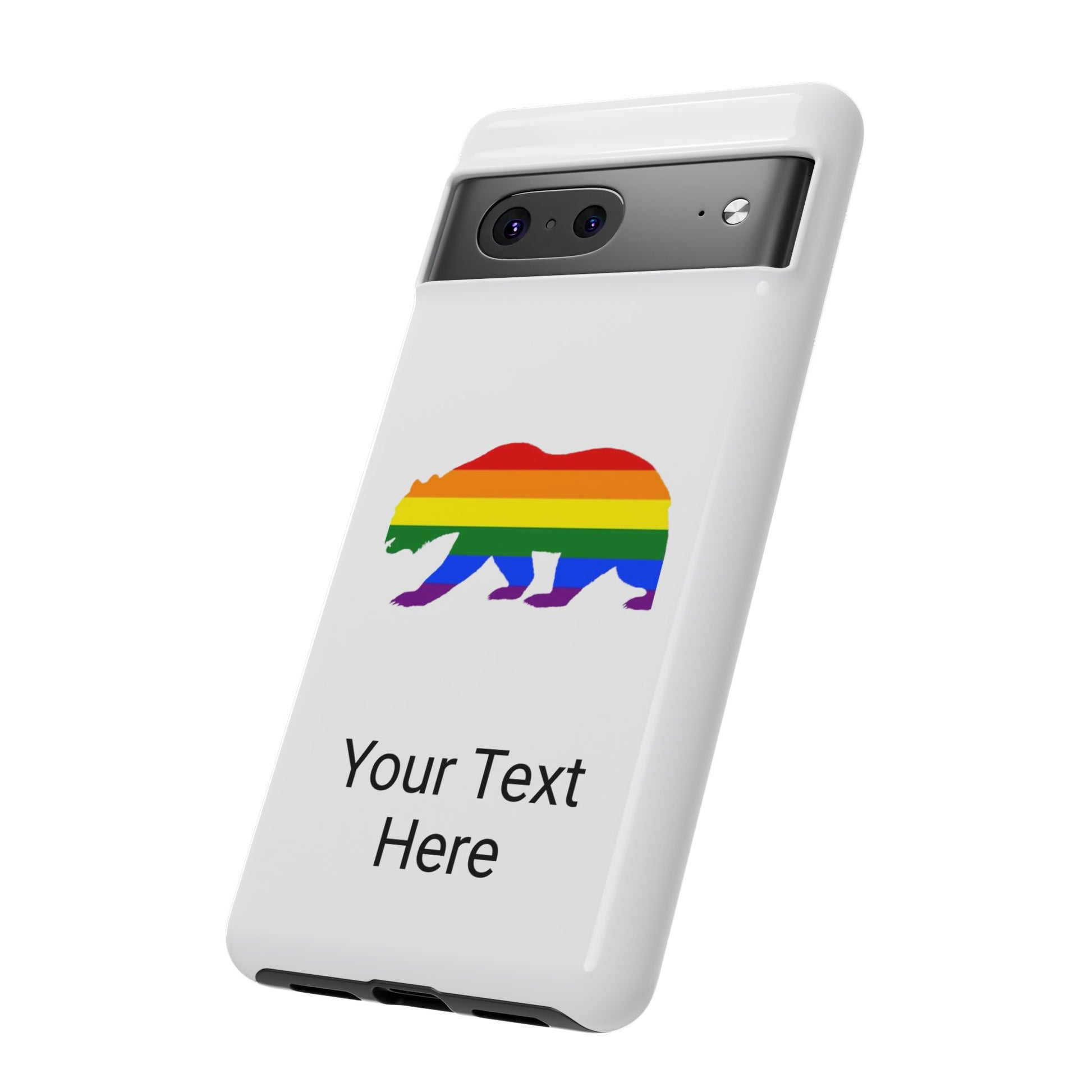 PRIDE BEAR Personalized Older Model Phone Cases - Tammy & Friends Travel