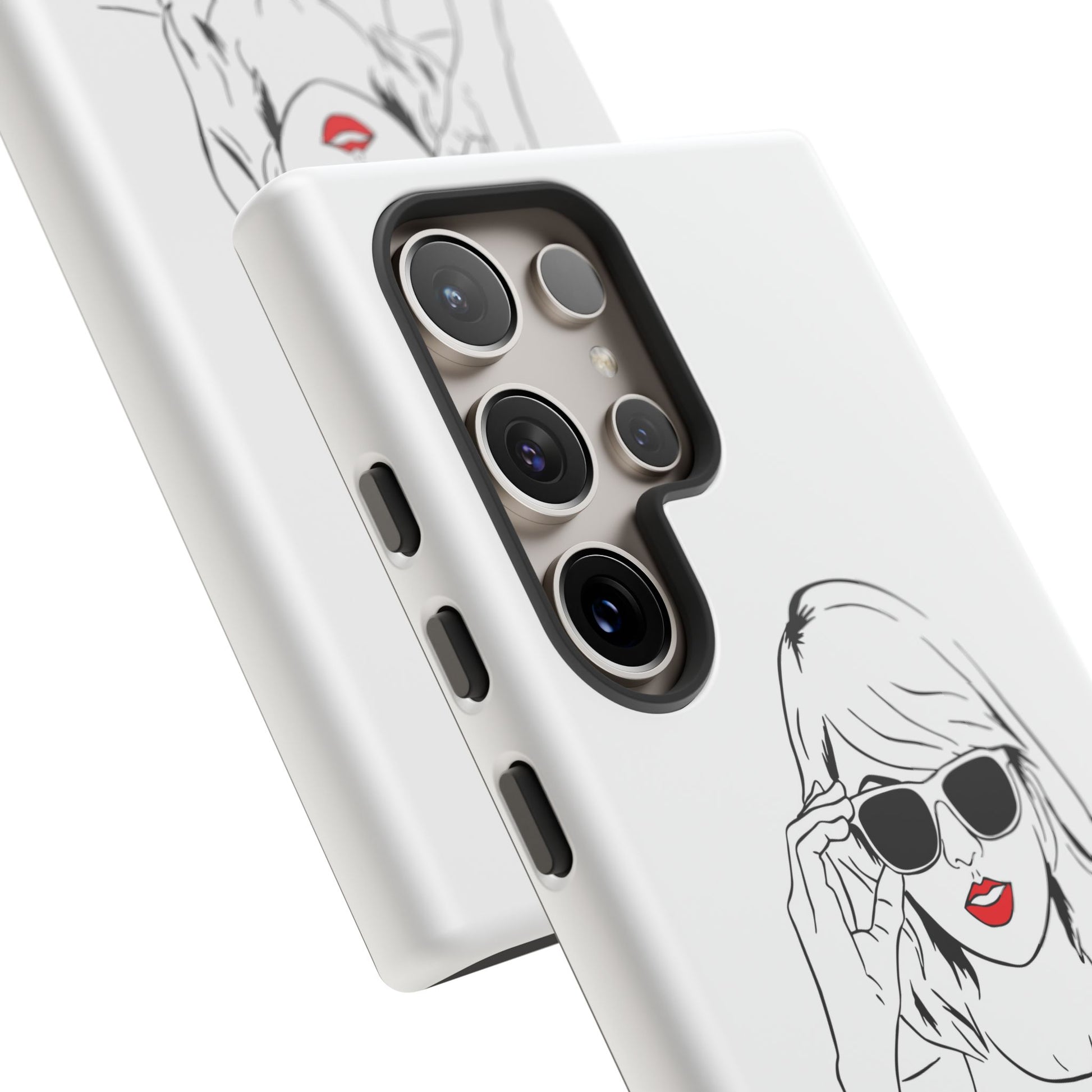 TAYLOR with RED LIPS - NEWER Phone Cases (CAN PERSONALIZE) - Tammy & Friends Travel