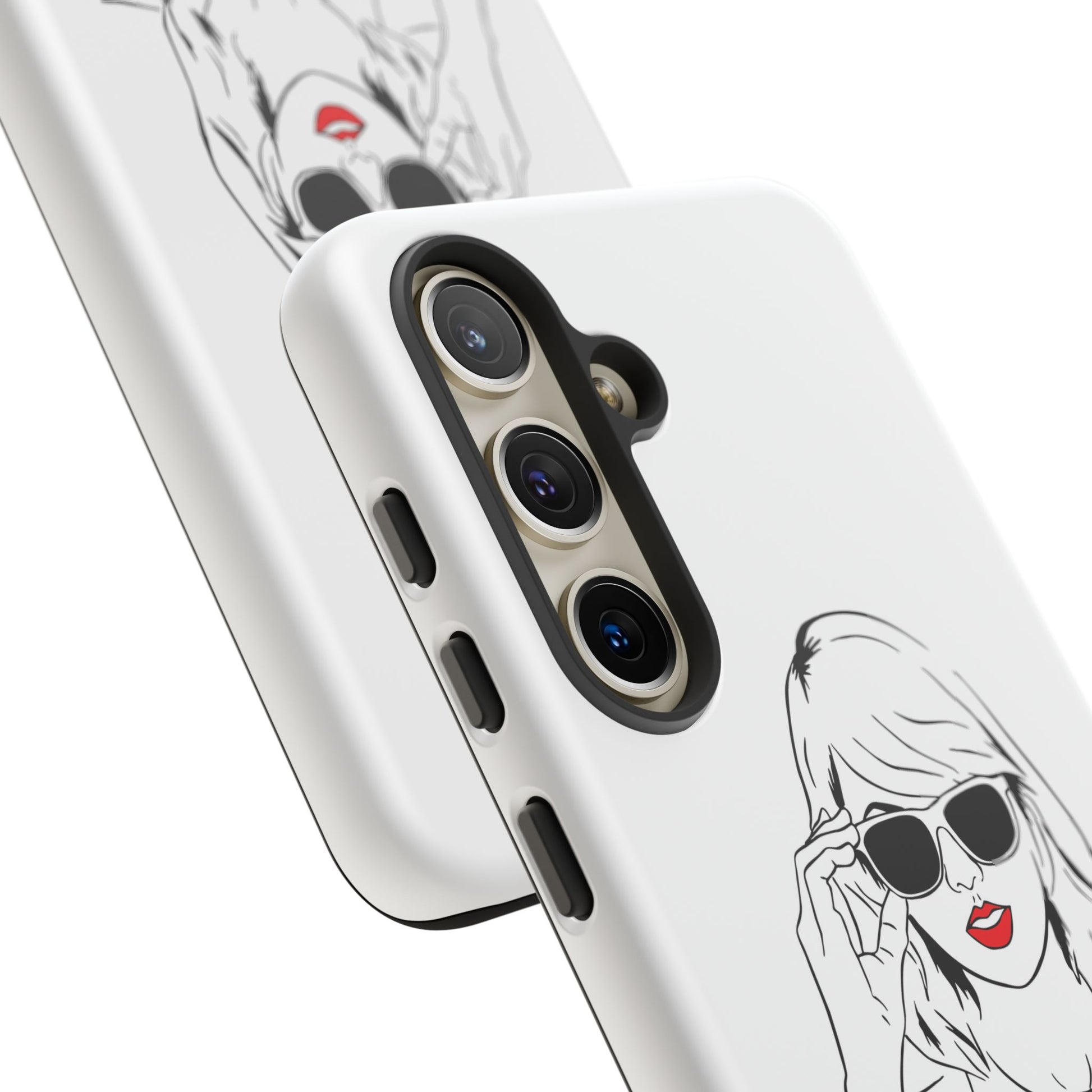 TAYLOR with RED LIPS - NEWER Phone Cases (CAN PERSONALIZE) - Tammy & Friends Travel