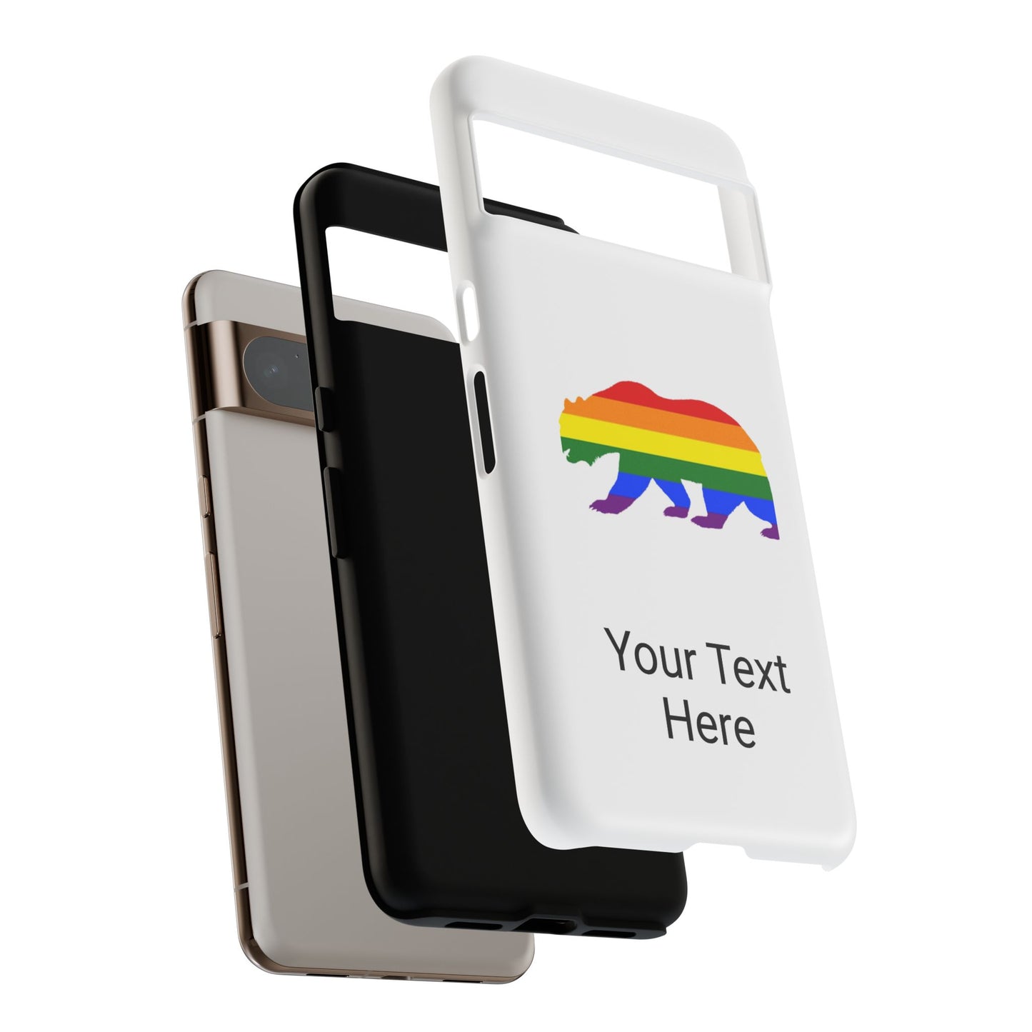 PRIDE BEAR Personalized Older Model Phone Cases - Tammy & Friends Travel