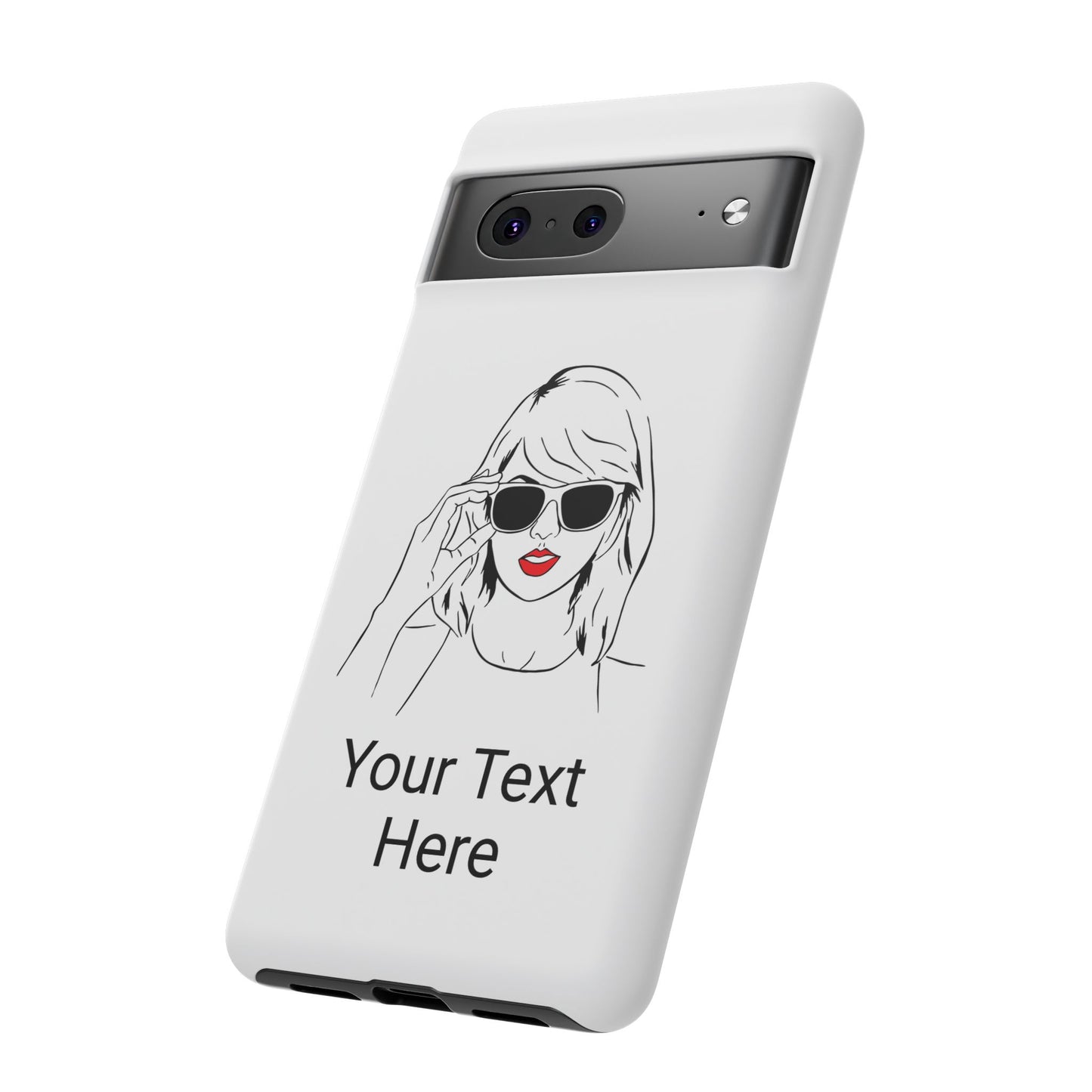 TAYLOR with RED LIPS - NEWER Phone Cases (CAN PERSONALIZE) - Tammy & Friends Travel