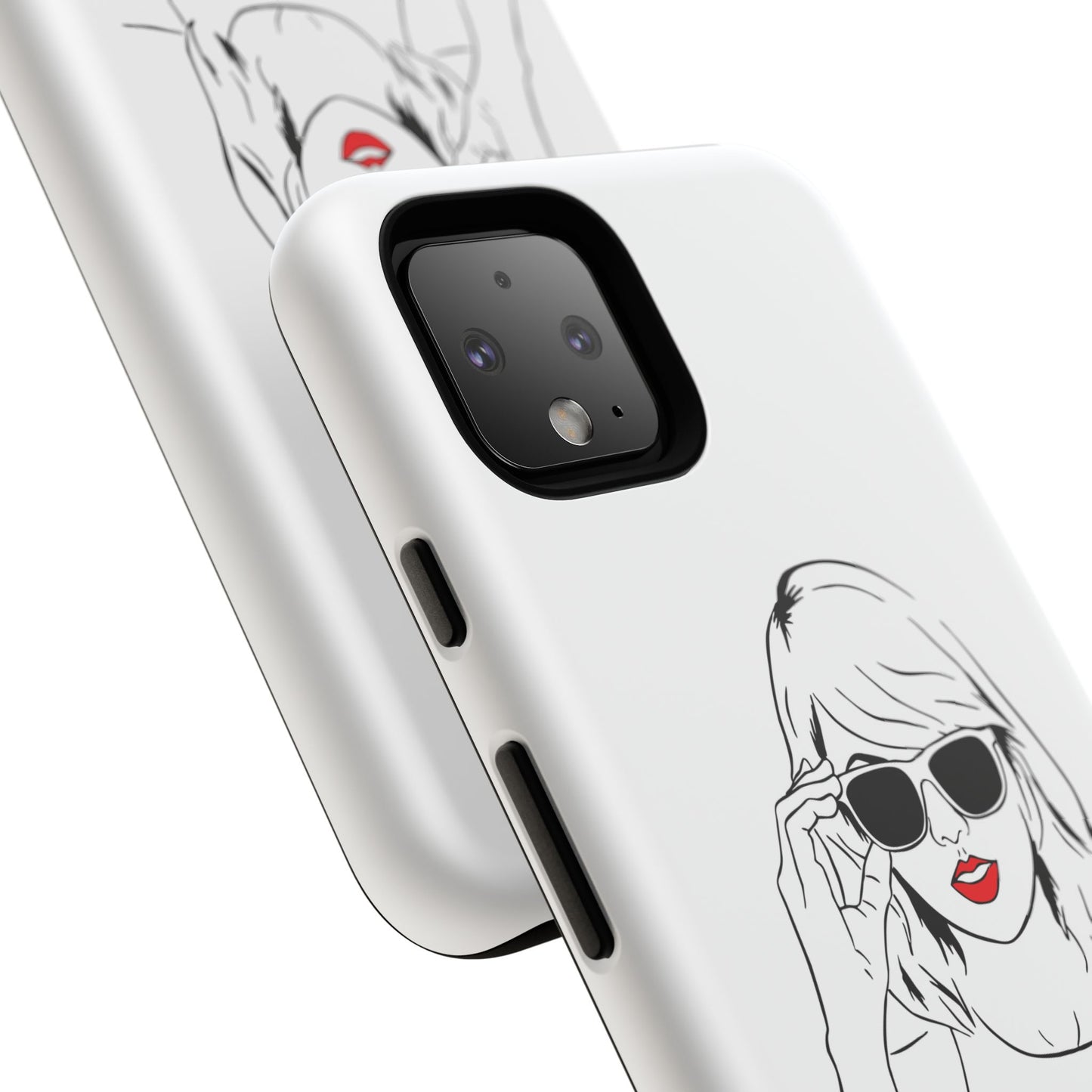 TAYLOR with RED LIPS - OLDER Model Phone Cases (CAN PERSONALIZE) - Tammy & Friends Travel