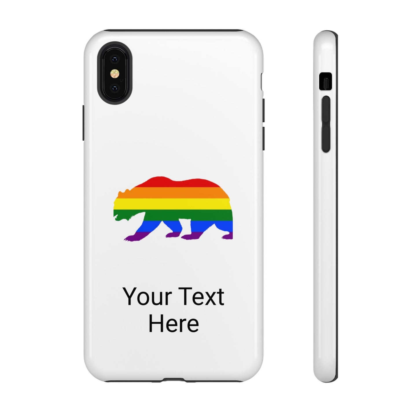 PRIDE BEAR Personalized Older Model Phone Cases - Tammy & Friends Travel