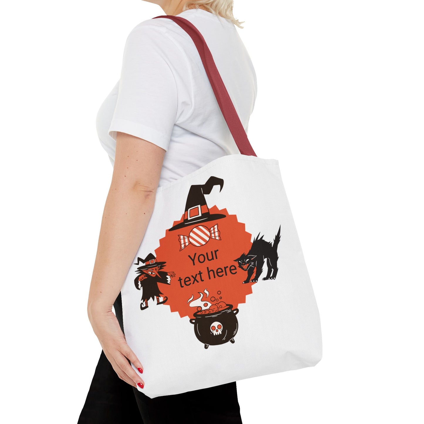 HALLOWEEN TRICK OR TREAT - Tote Bag. (CAN PERSONALIZE) - Tammy & Friends Travel