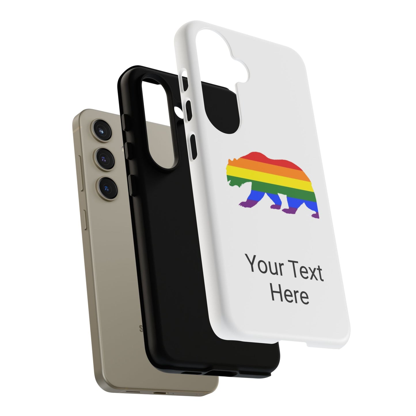 PRIDE BEAR Personalized Older Model Phone Cases - Tammy & Friends Travel