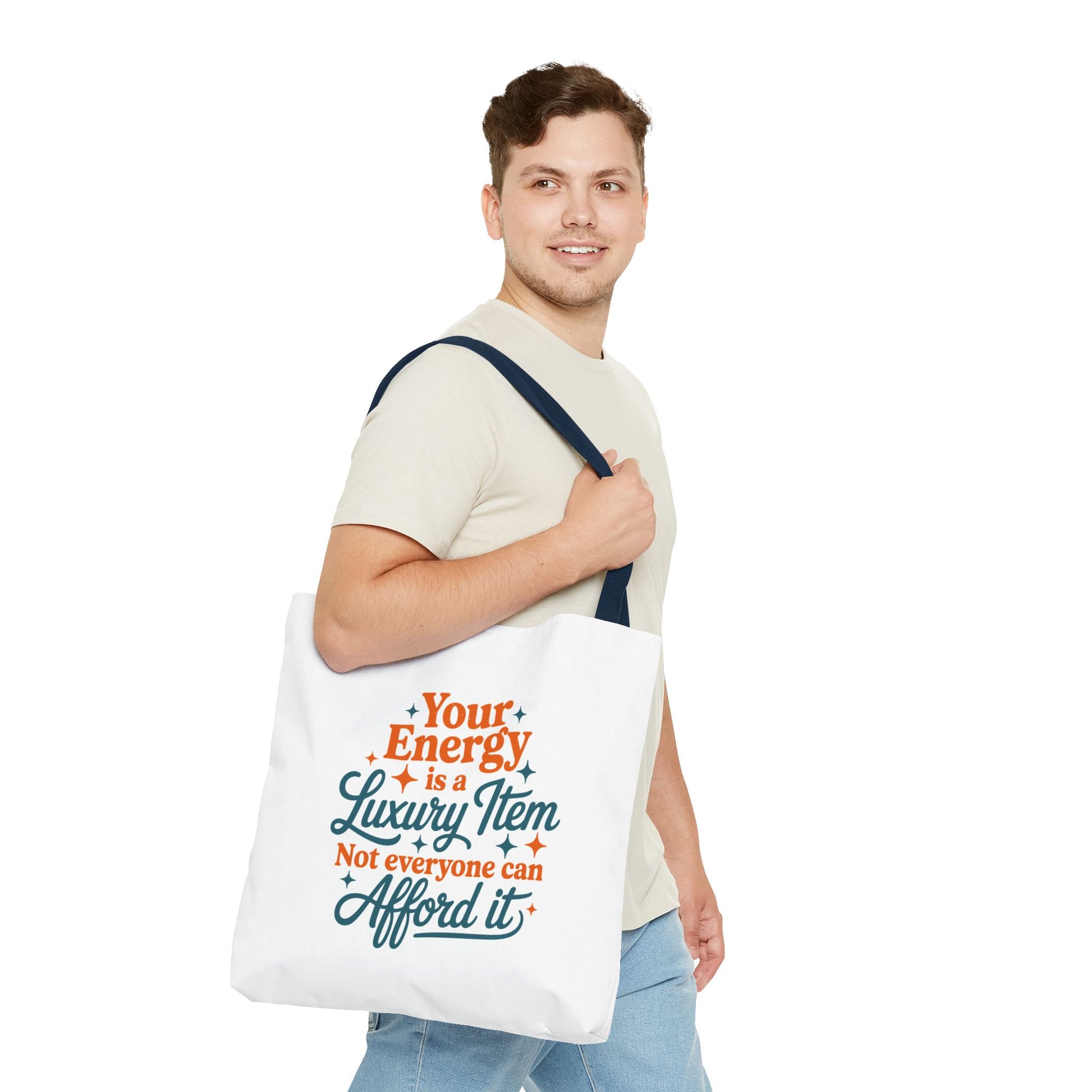 TAYLOR YOUR ENERGY IS A LUXURY - Tote Bag (NOT PERSONALIZED) - Tammy & Friends Travel