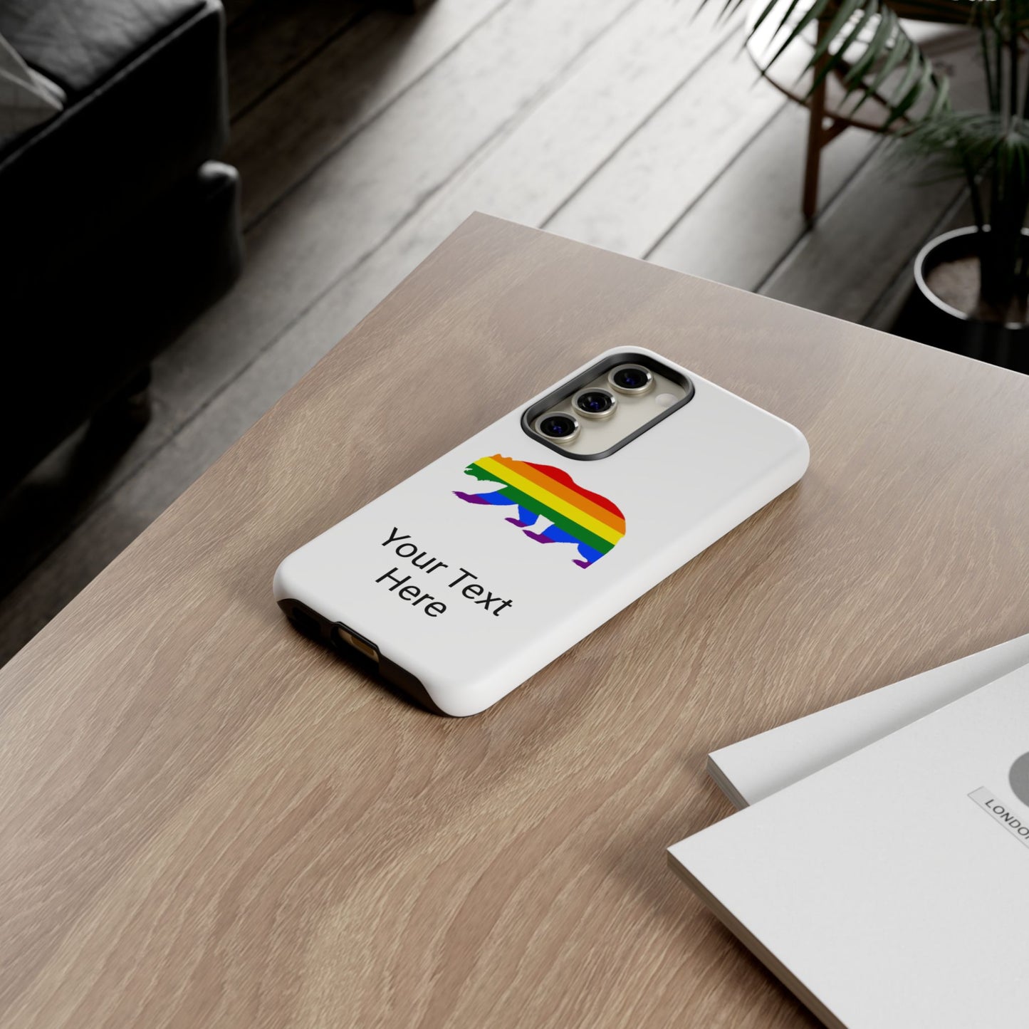 PRIDE BEAR Personalized Older Model Phone Cases - Tammy & Friends Travel