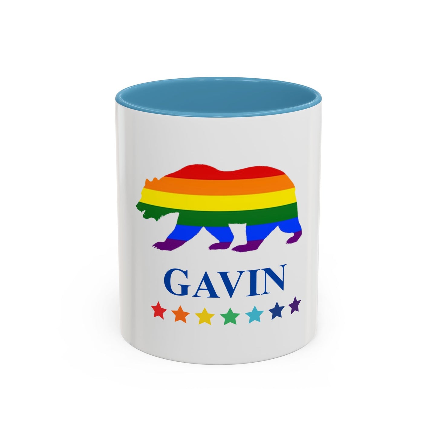 GAVIN PRIDE BEAR Mug 11oz & 15oz with Vibrant Colors (NO PERSONALIZATION) - Tammy & Friends Travel
