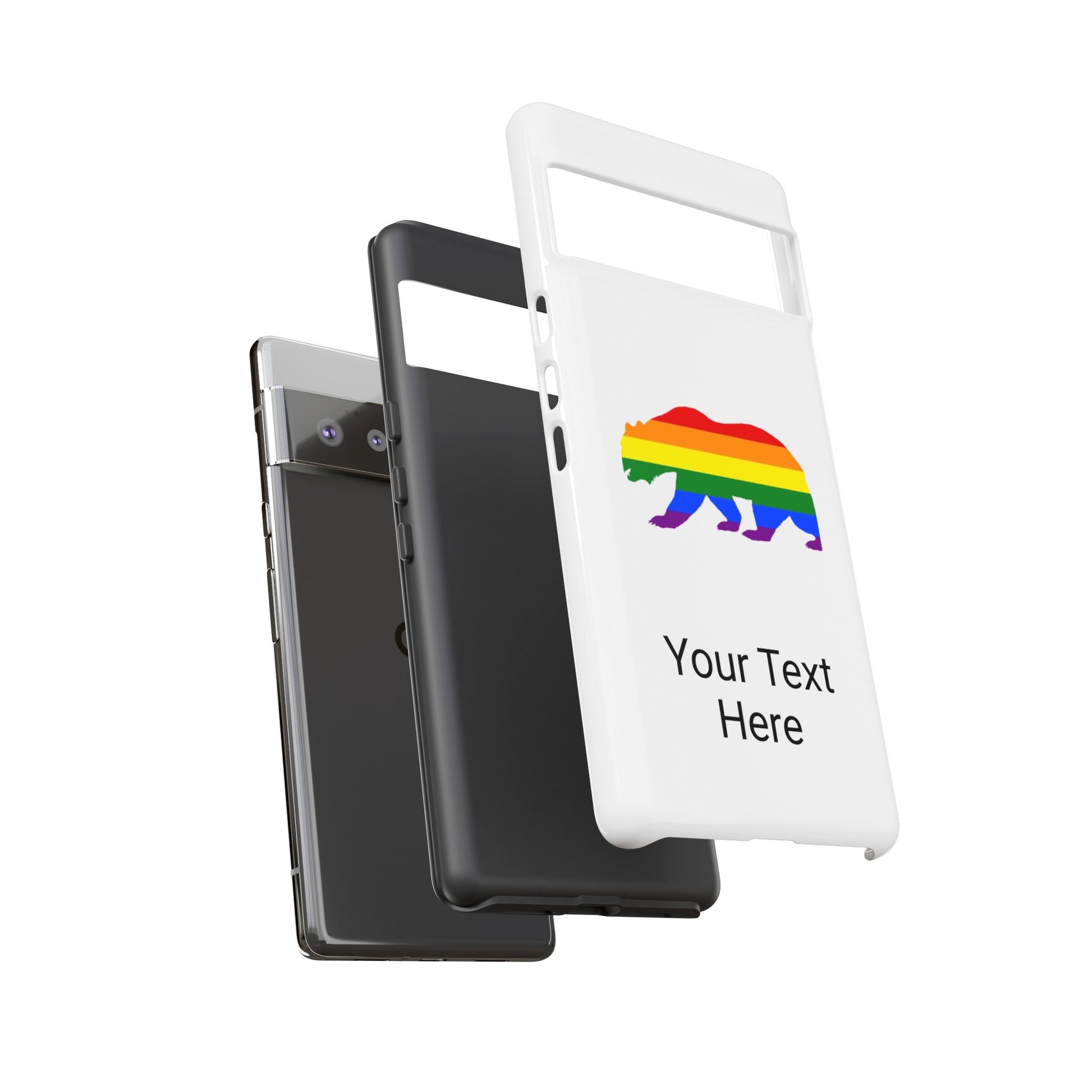 PRIDE BEAR Personalized Older Model Phone Cases - Tammy & Friends Travel