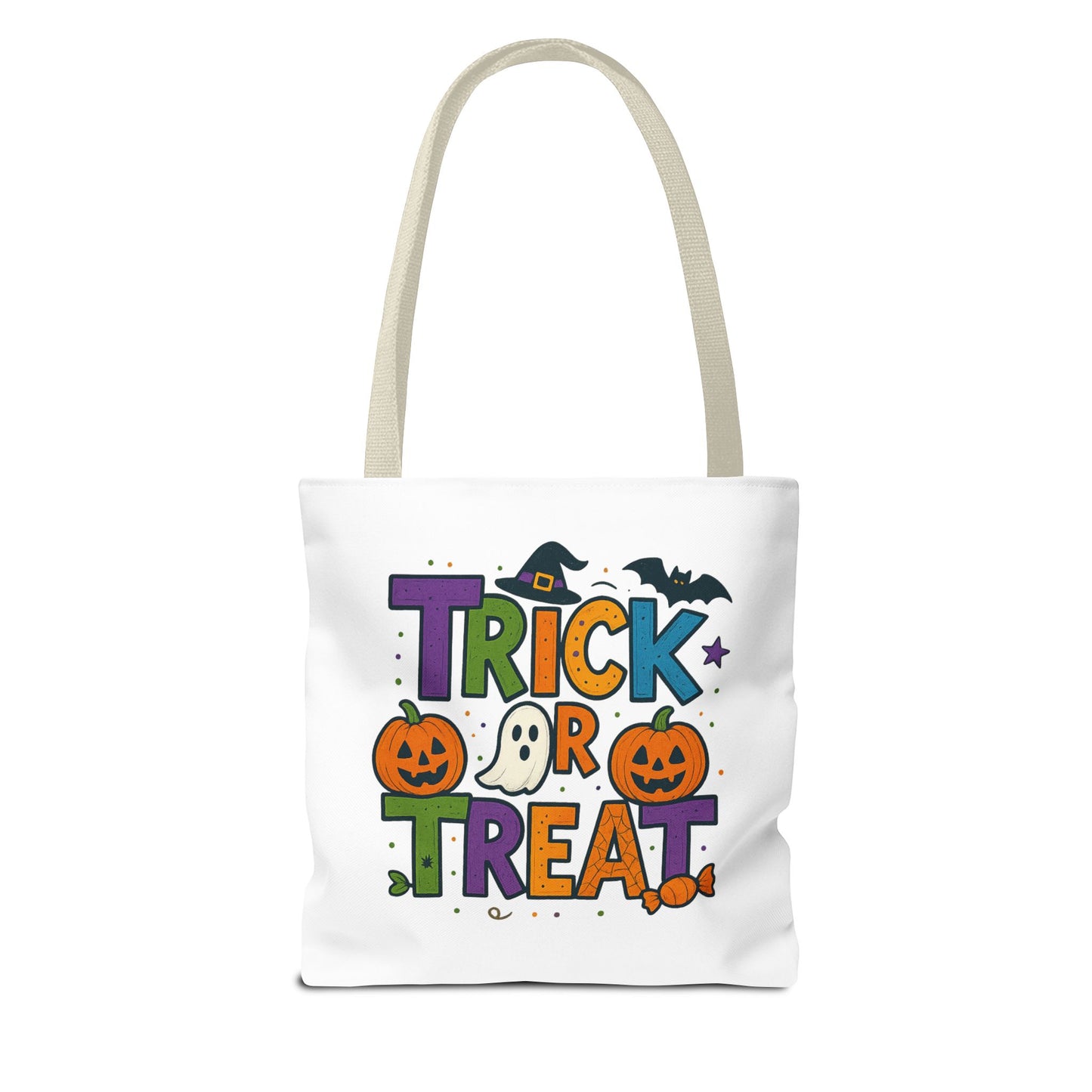 HALLOWEEN TRICK OR TREAT - Tote Bag. (CAN PERSONALIZE) - Tammy & Friends Travel