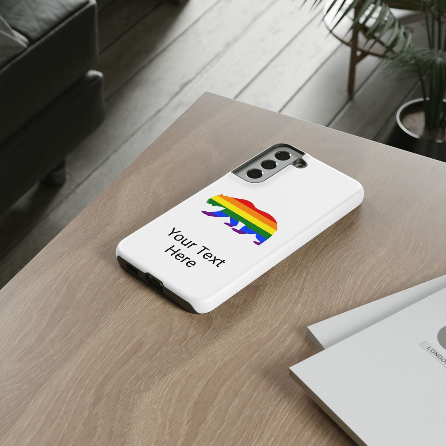 PRIDE BEAR Personalized Older Model Phone Cases - Tammy & Friends Travel