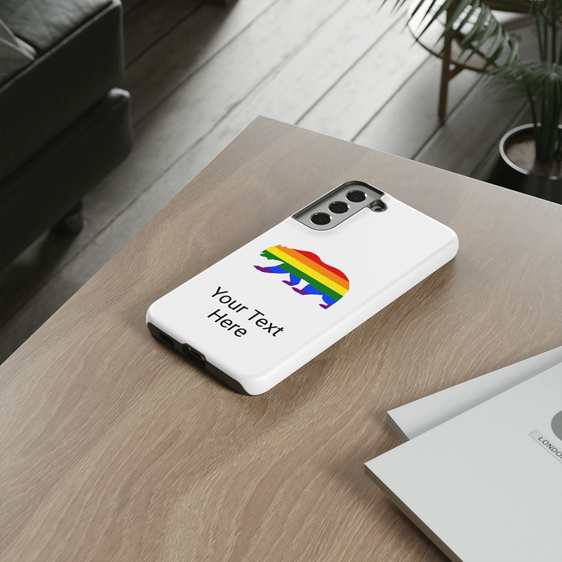 PRIDE BEAR Personalized Older Model Phone Cases - Tammy & Friends Travel