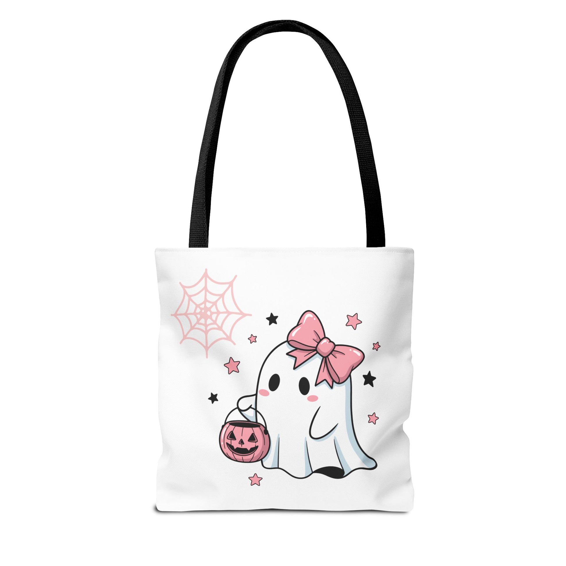 HALLOWEEN GHOST with BOOK - Tote Bag. (CAN PERSONALIZE) - Tammy & Friends Travel