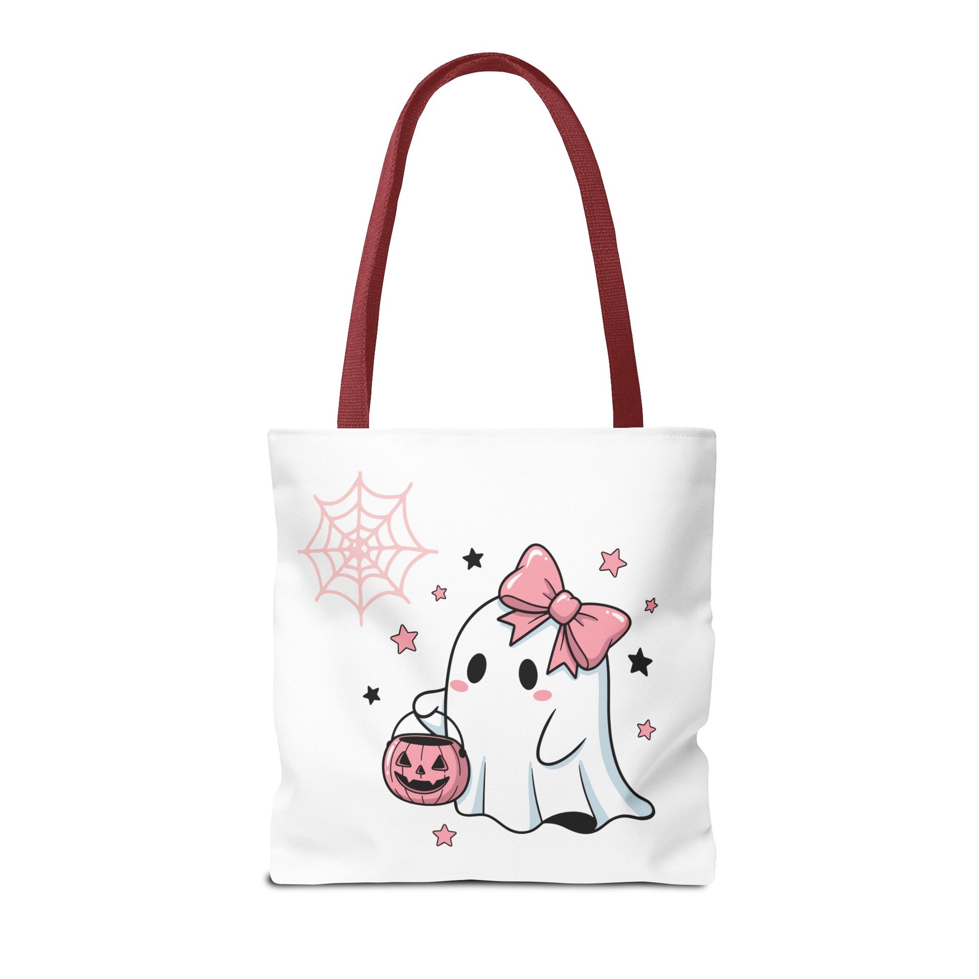 HALLOWEEN GHOST with BOOK - Tote Bag. (CAN PERSONALIZE) - Tammy & Friends Travel