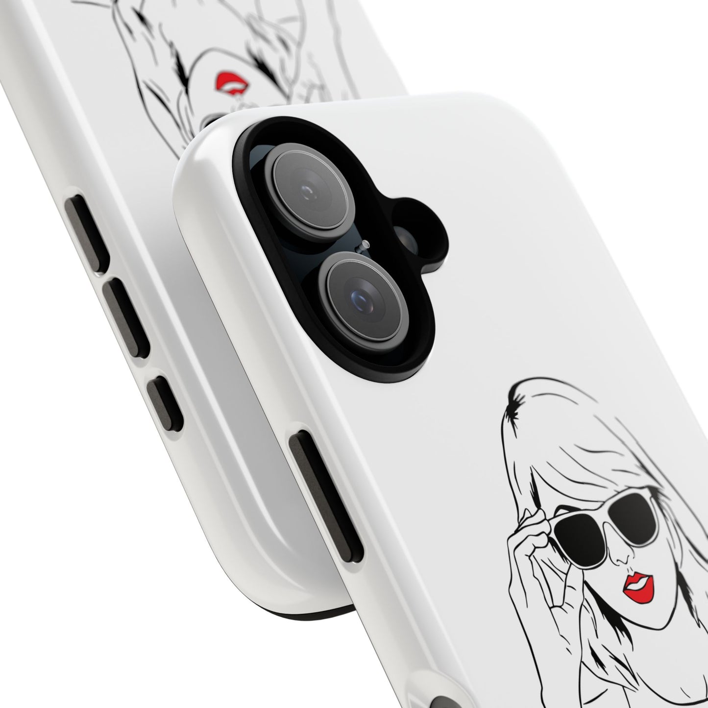 TAYLOR with RED LIPS - NEWER Phone Cases (CAN PERSONALIZE) - Tammy & Friends Travel