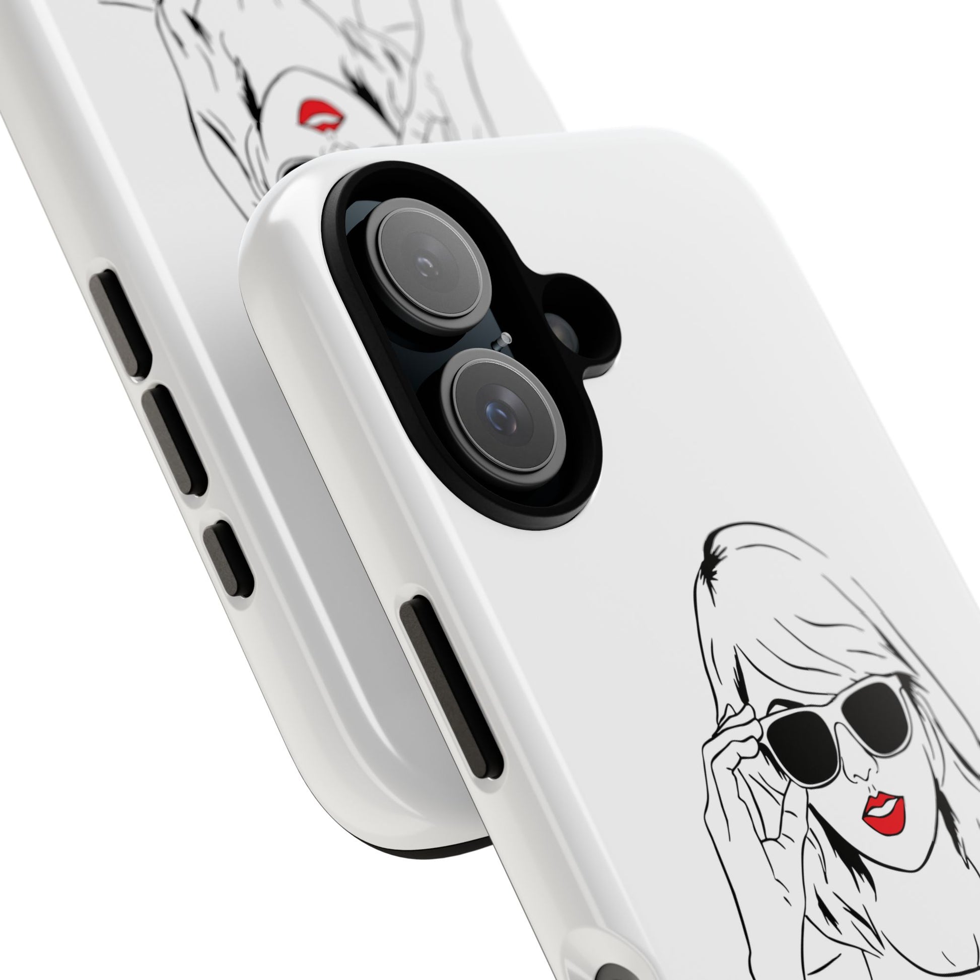 TAYLOR with RED LIPS - NEWER Phone Cases (CAN PERSONALIZE) - Tammy & Friends Travel