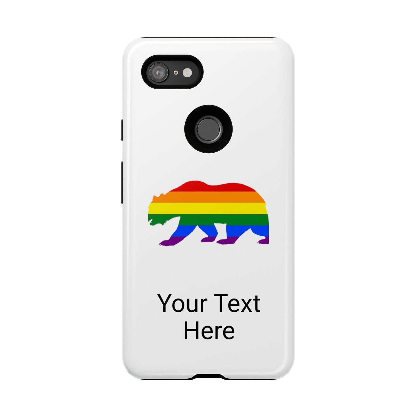 PRIDE BEAR Personalized Older Model Phone Cases - Tammy & Friends Travel
