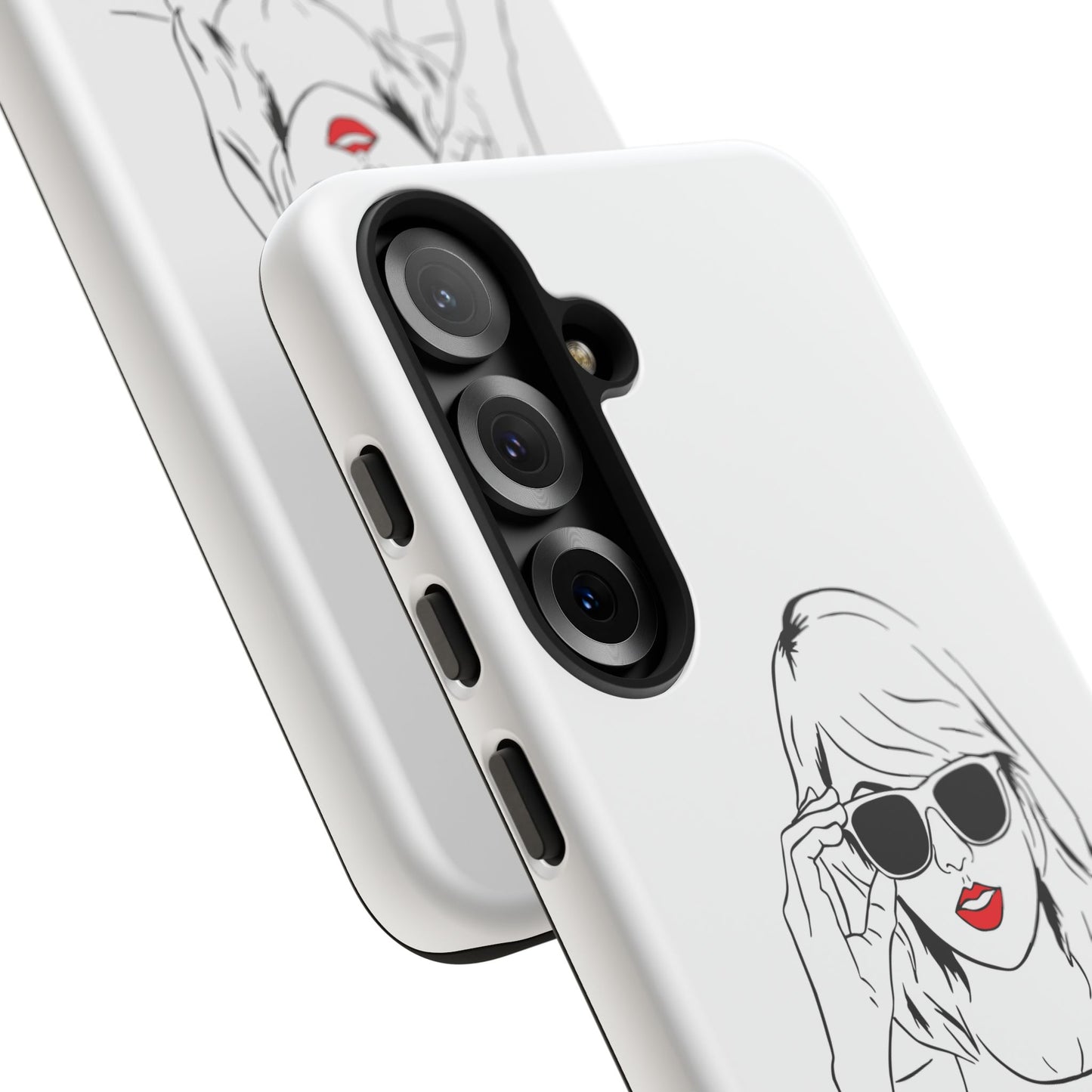 TAYLOR with RED LIPS - NEWER Phone Cases (CAN PERSONALIZE) - Tammy & Friends Travel