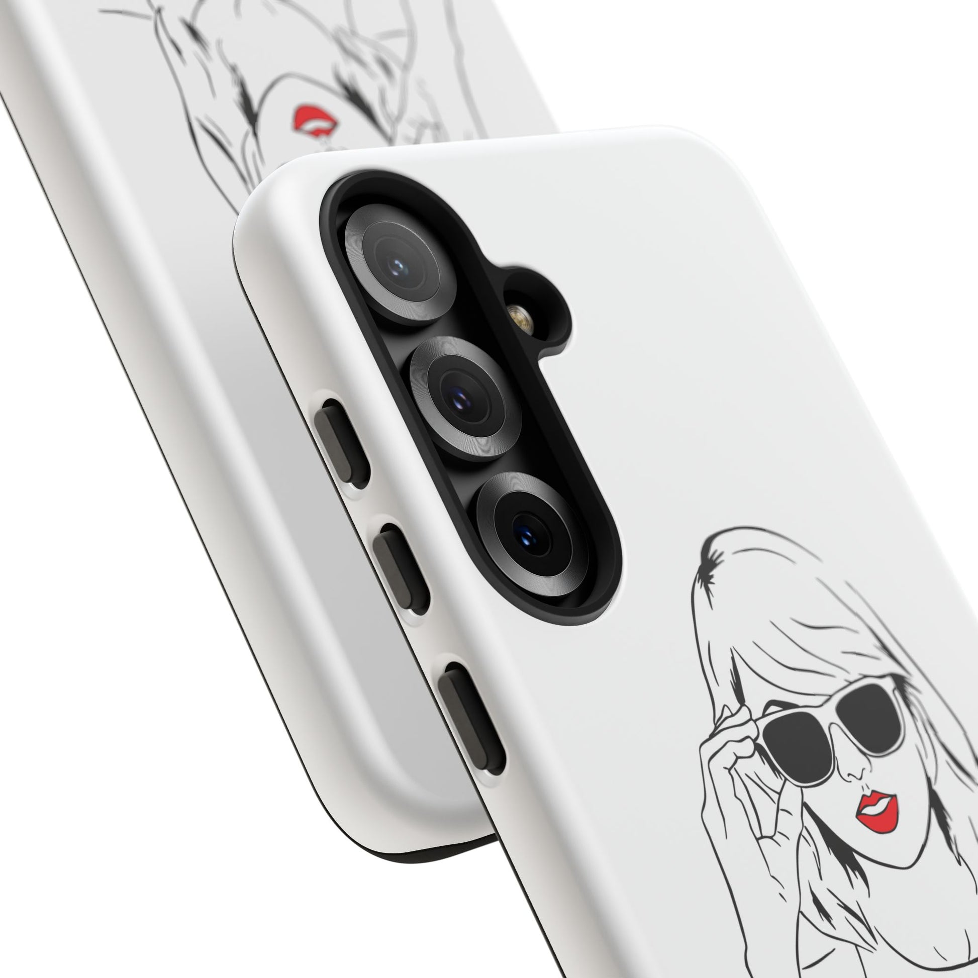 TAYLOR with RED LIPS - NEWER Phone Cases (CAN PERSONALIZE) - Tammy & Friends Travel