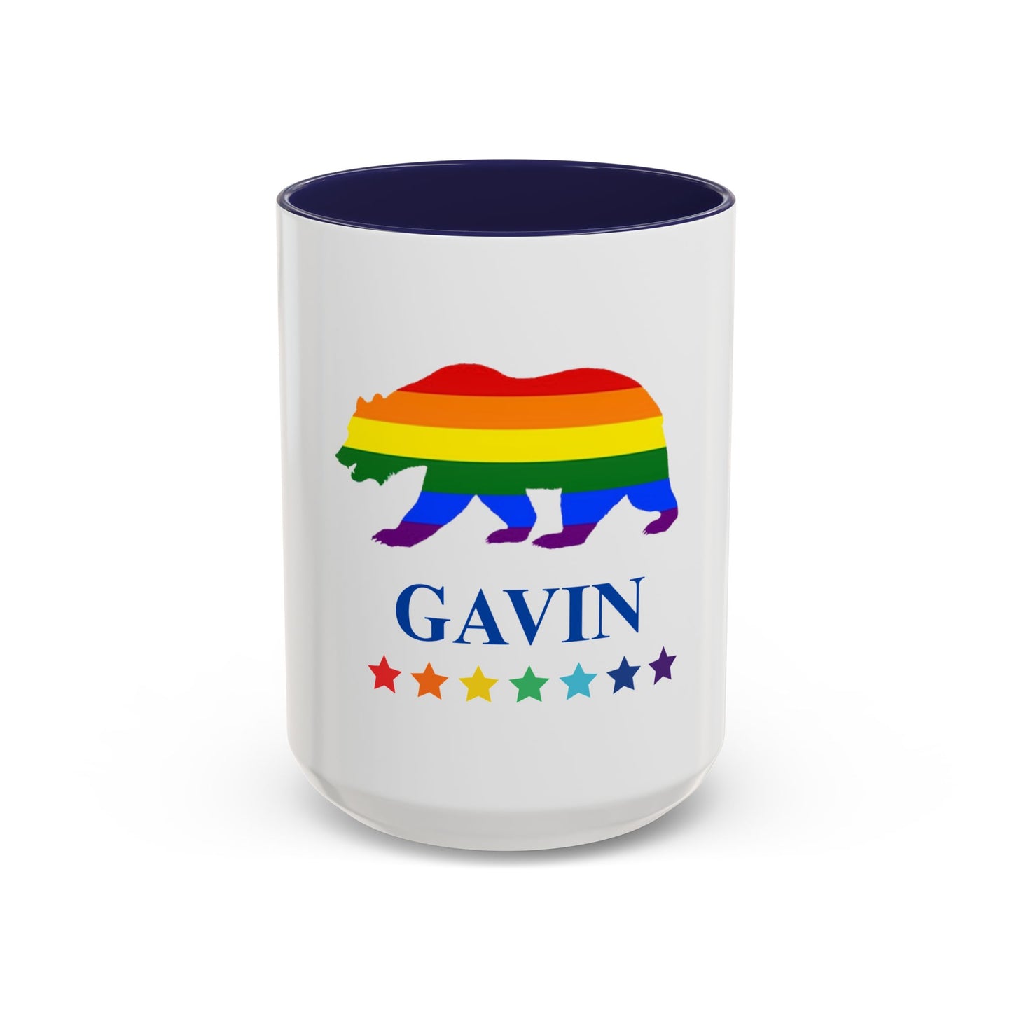GAVIN PRIDE BEAR Mug 11oz & 15oz with Vibrant Colors (NO PERSONALIZATION) - Tammy & Friends Travel