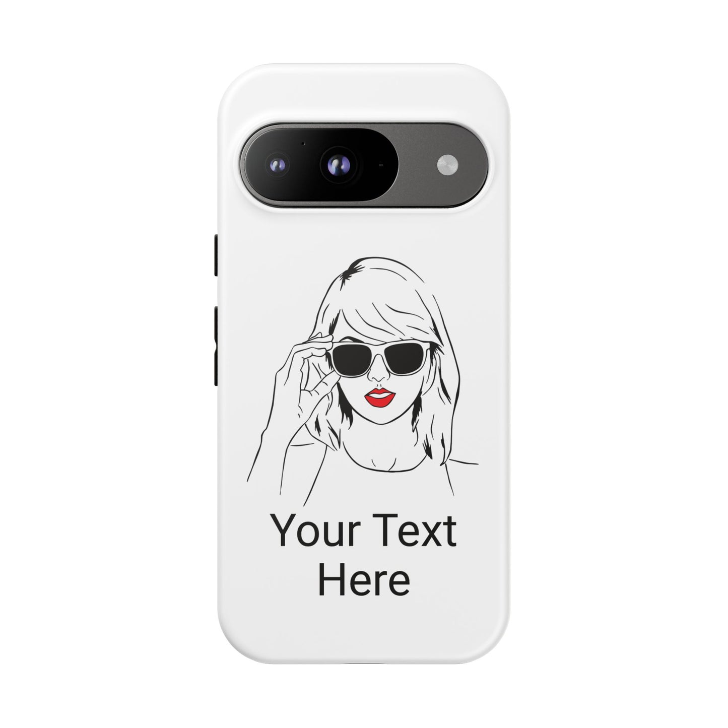 TAYLOR with RED LIPS - NEWER Phone Cases (CAN PERSONALIZE) - Tammy & Friends Travel