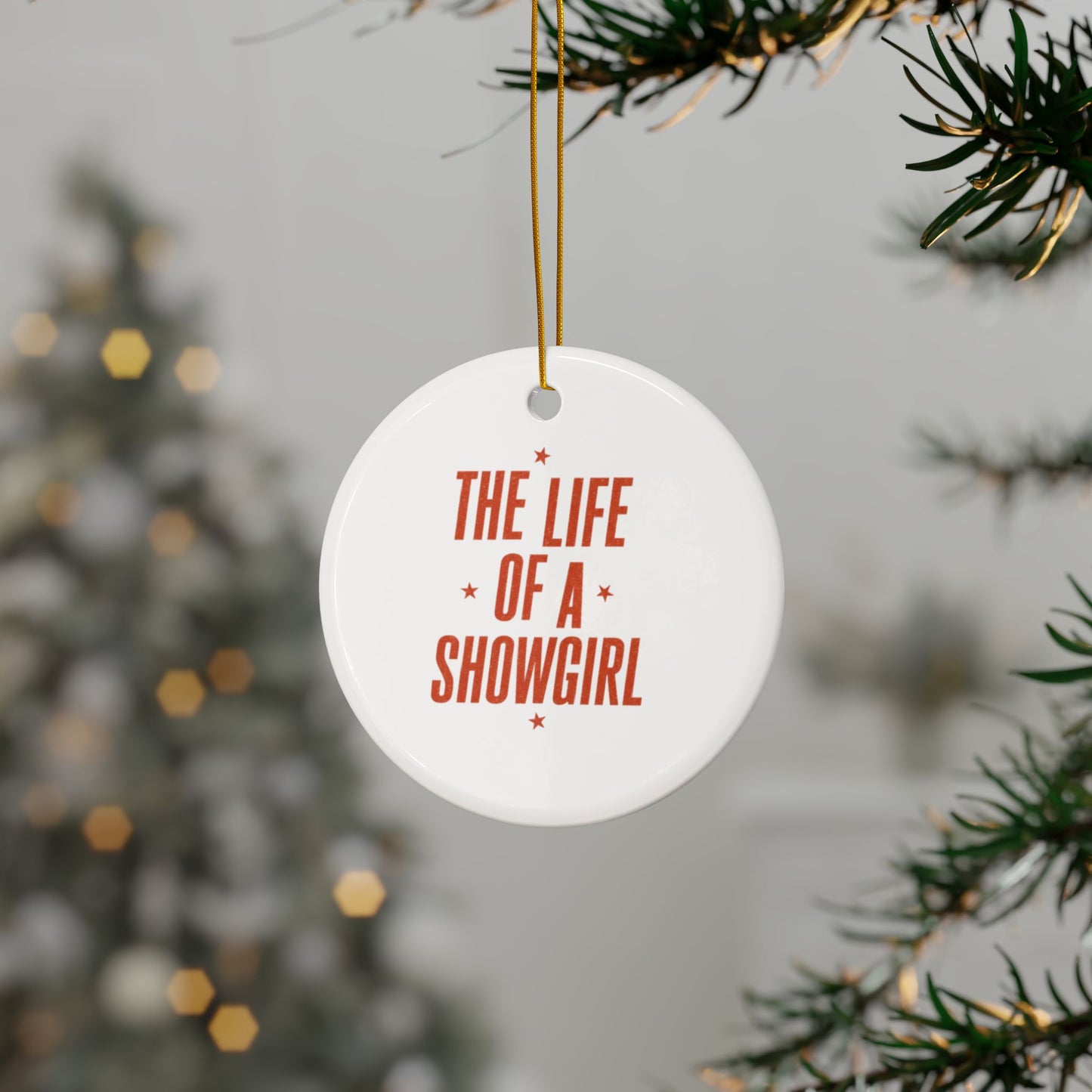 TAYLOR THE LIFE OF A SHOWGIRL - Ornament (NOT PERSONALIZED) - Tammy & Friends Travel