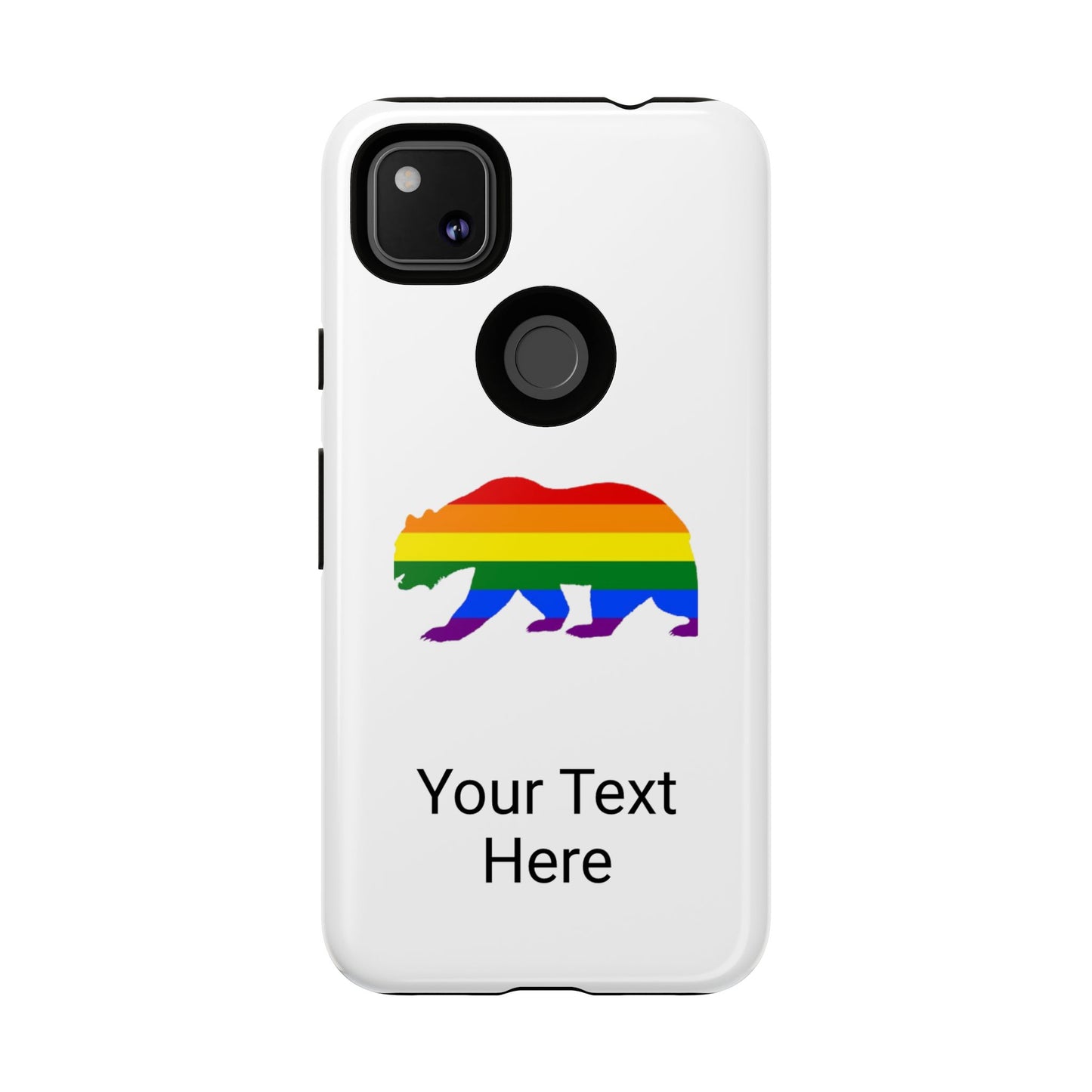 PRIDE BEAR Personalized Older Model Phone Cases - Tammy & Friends Travel