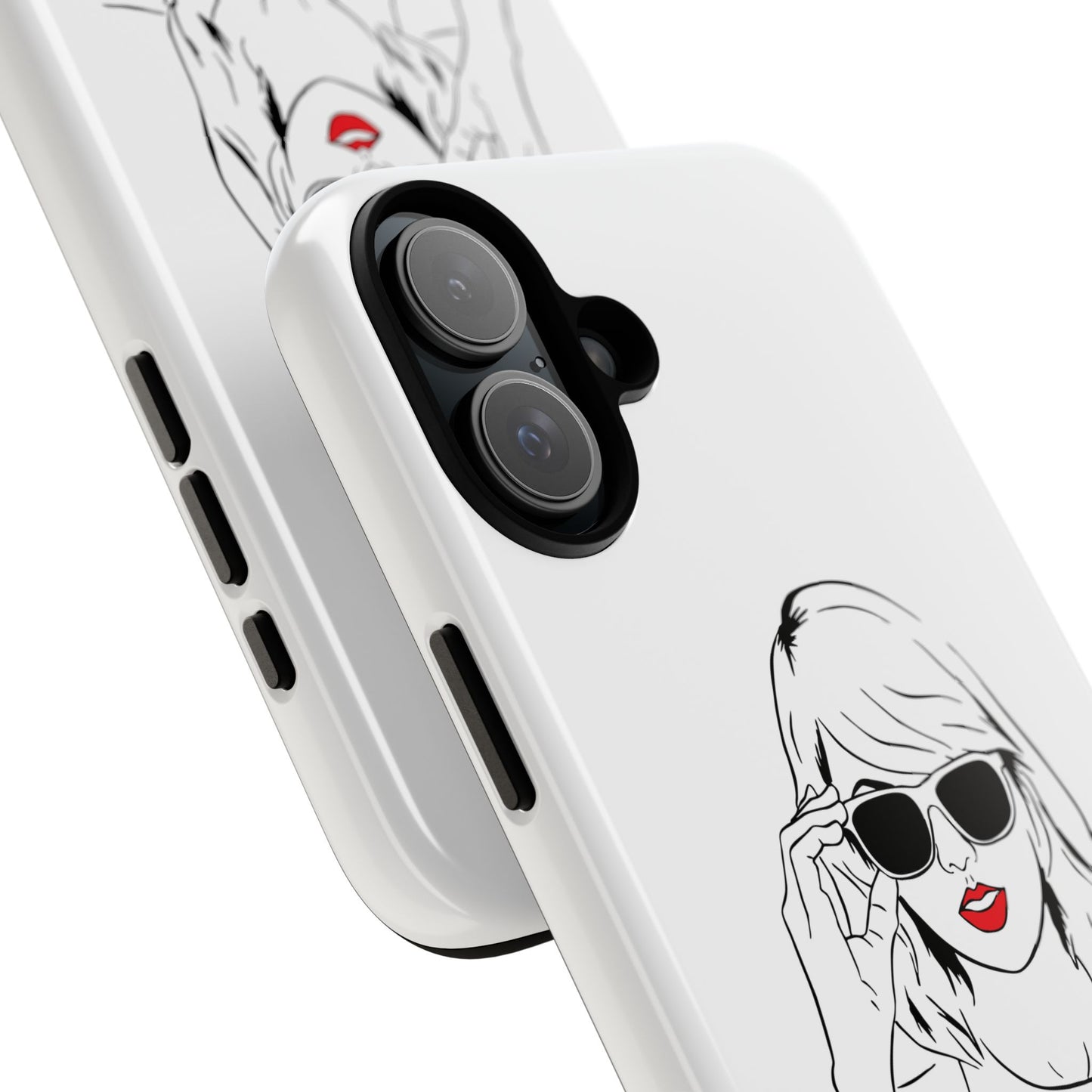 TAYLOR with RED LIPS - NEWER Phone Cases (CAN PERSONALIZE) - Tammy & Friends Travel