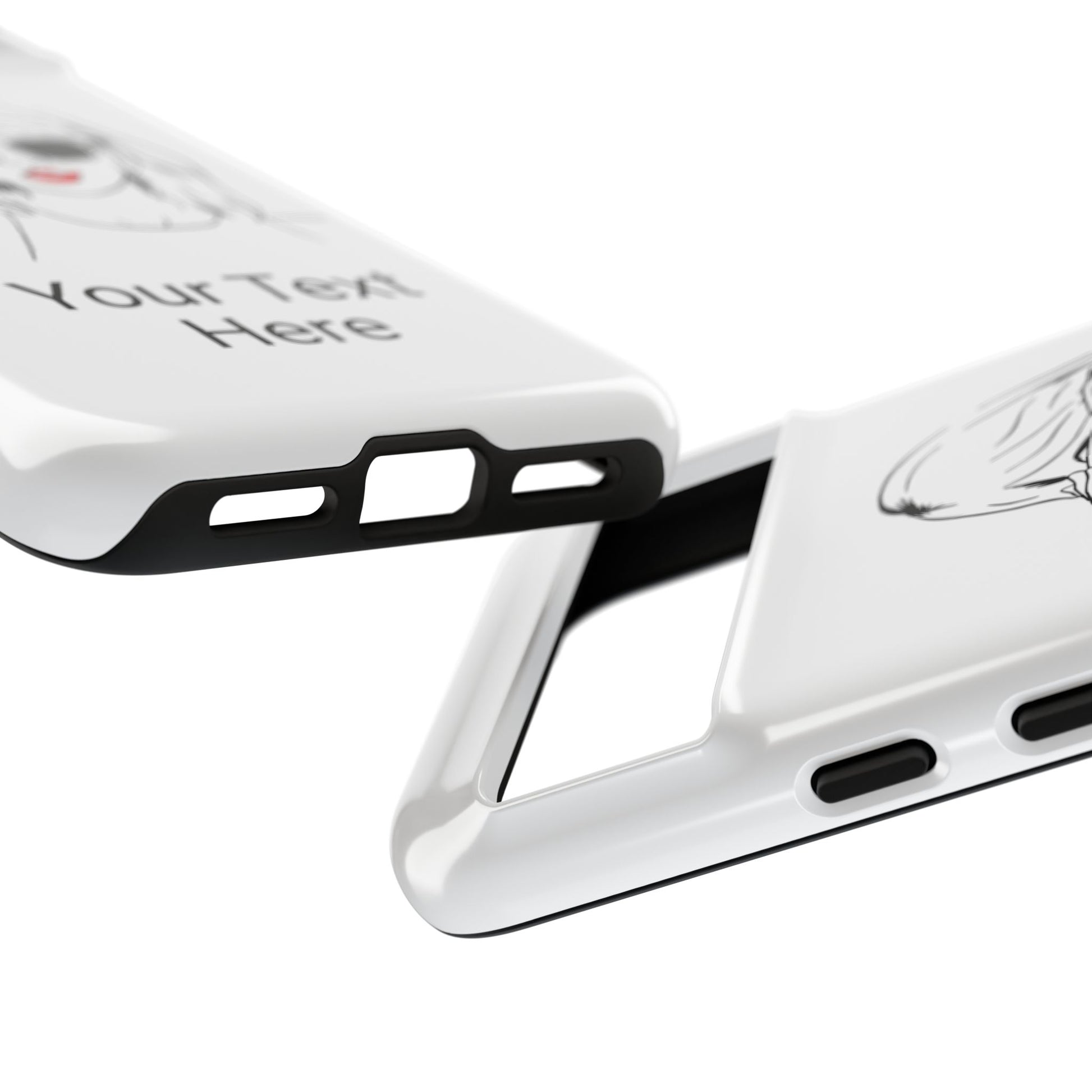 TAYLOR with RED LIPS - OLDER Model Phone Cases (CAN PERSONALIZE) - Tammy & Friends Travel