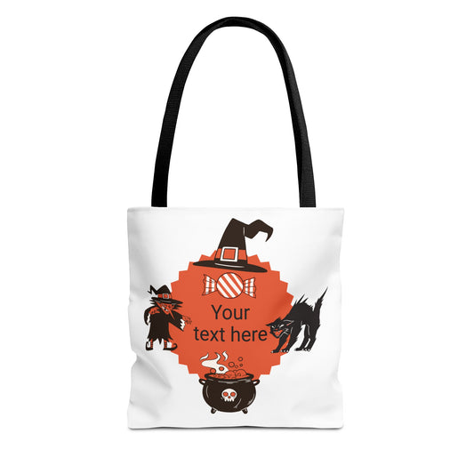 HALLOWEEN TRICK OR TREAT - Tote Bag. (CAN PERSONALIZE) - Tammy & Friends Travel